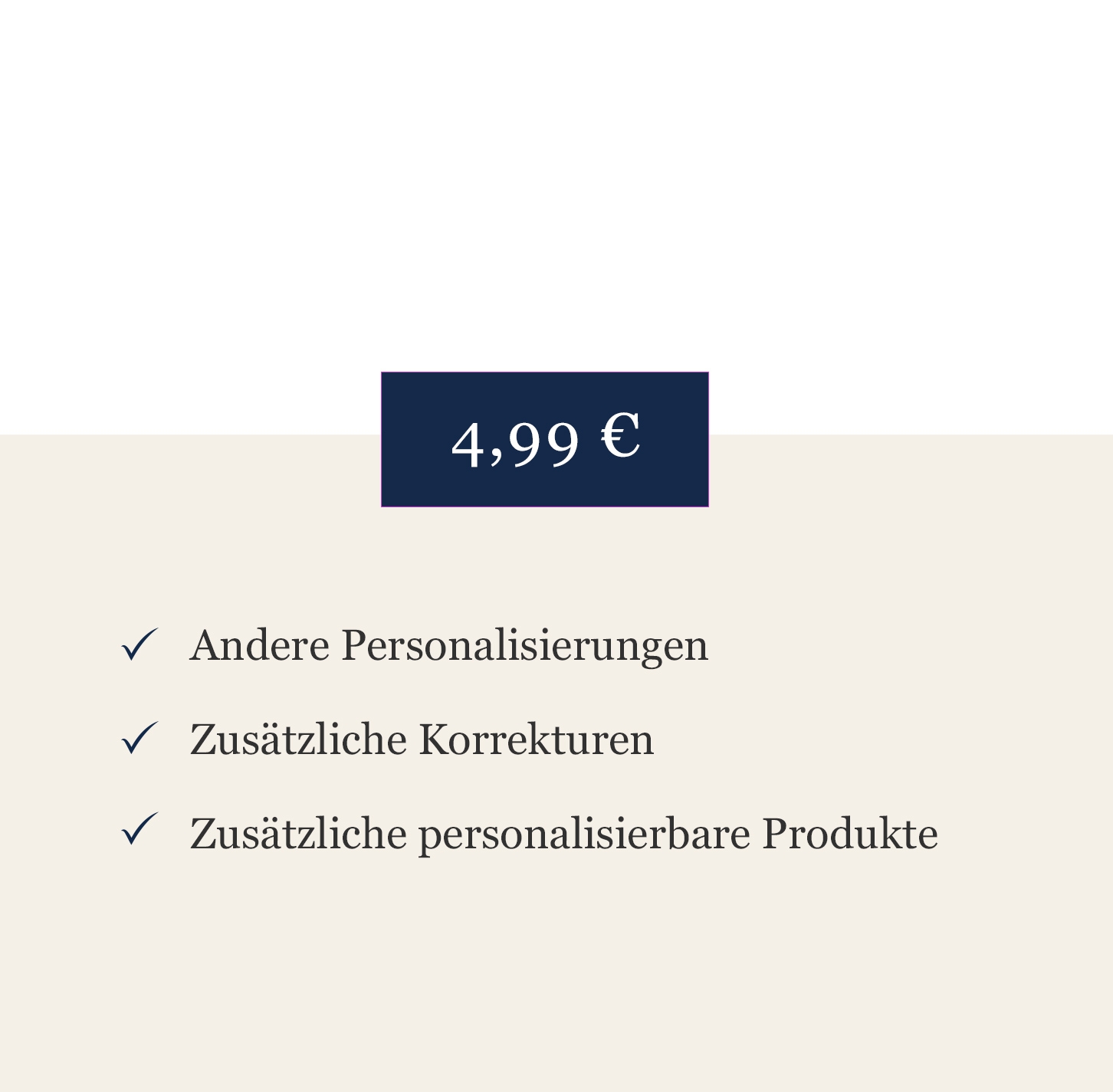 Individualprodukt Option Pack