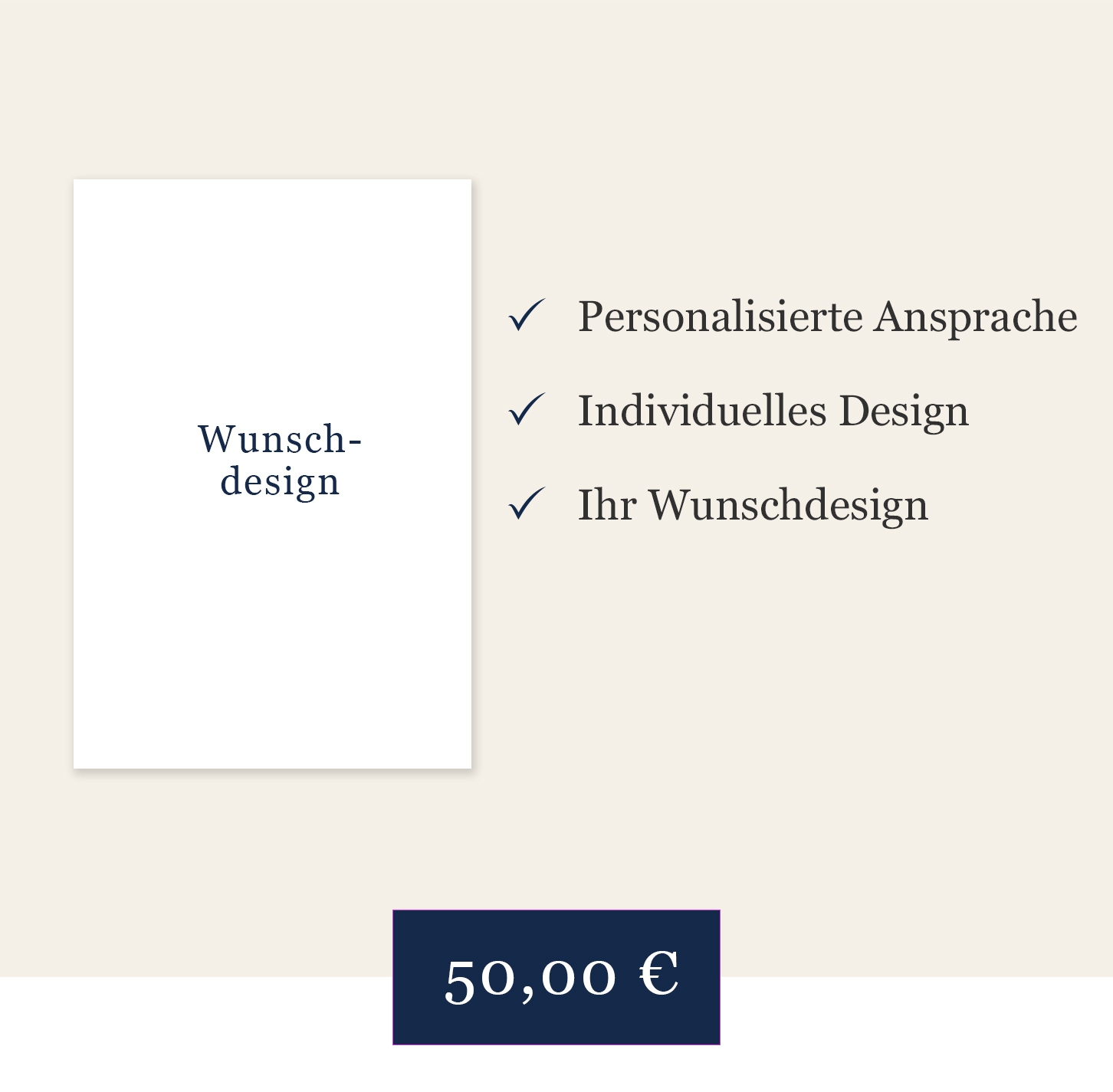 Individualprodukt Premium Service