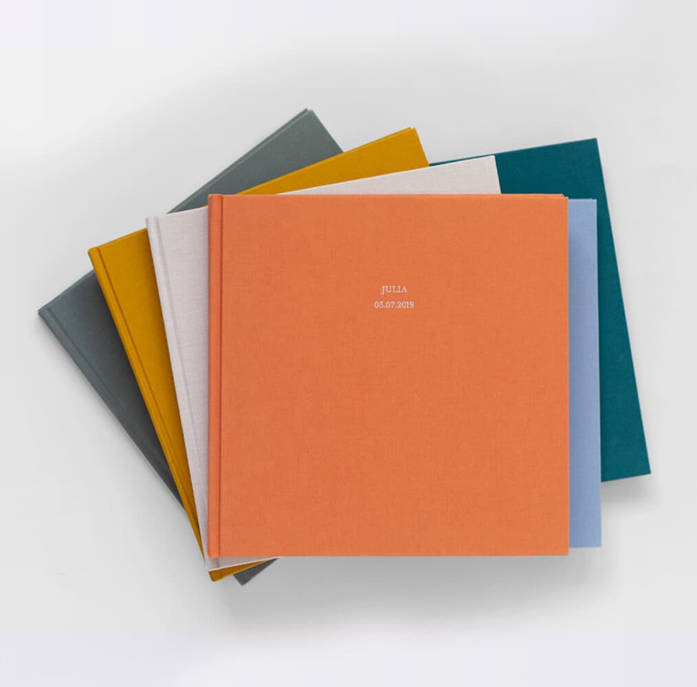 Fotobuch mit Stoffeinband Rosemood