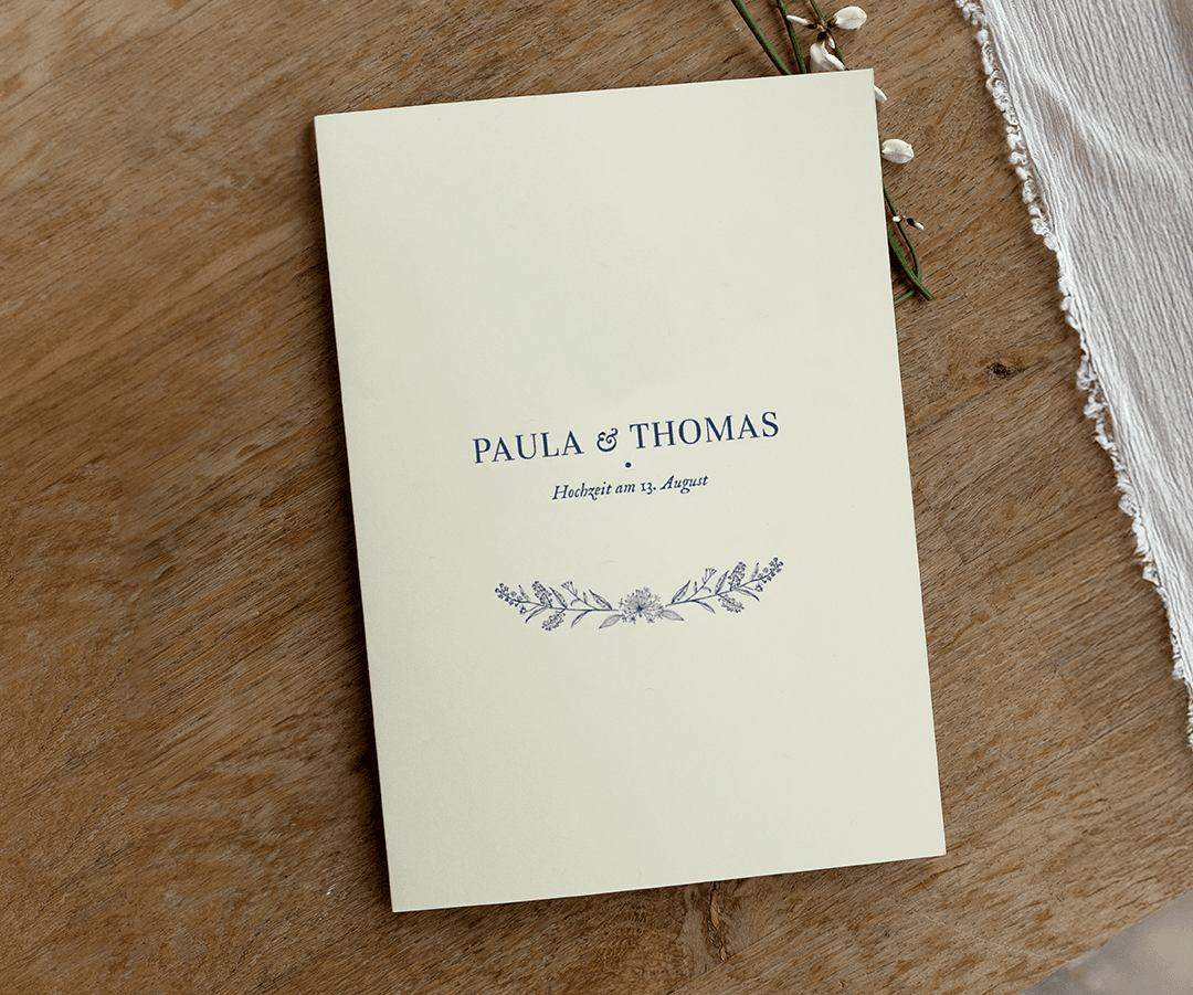 klassische Hochzeitseinladungen