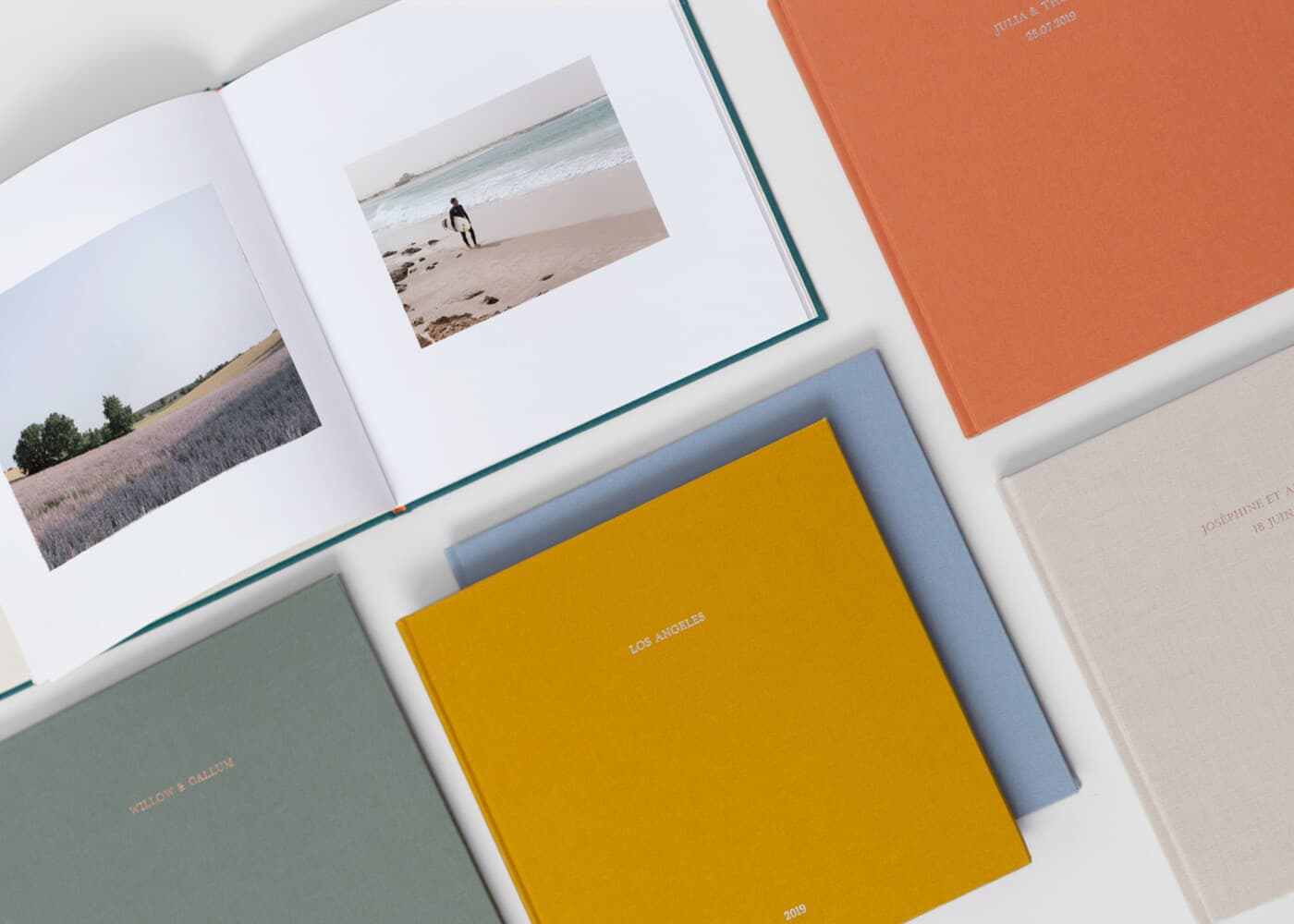 Fotobuch Urlaub Stoffeinband