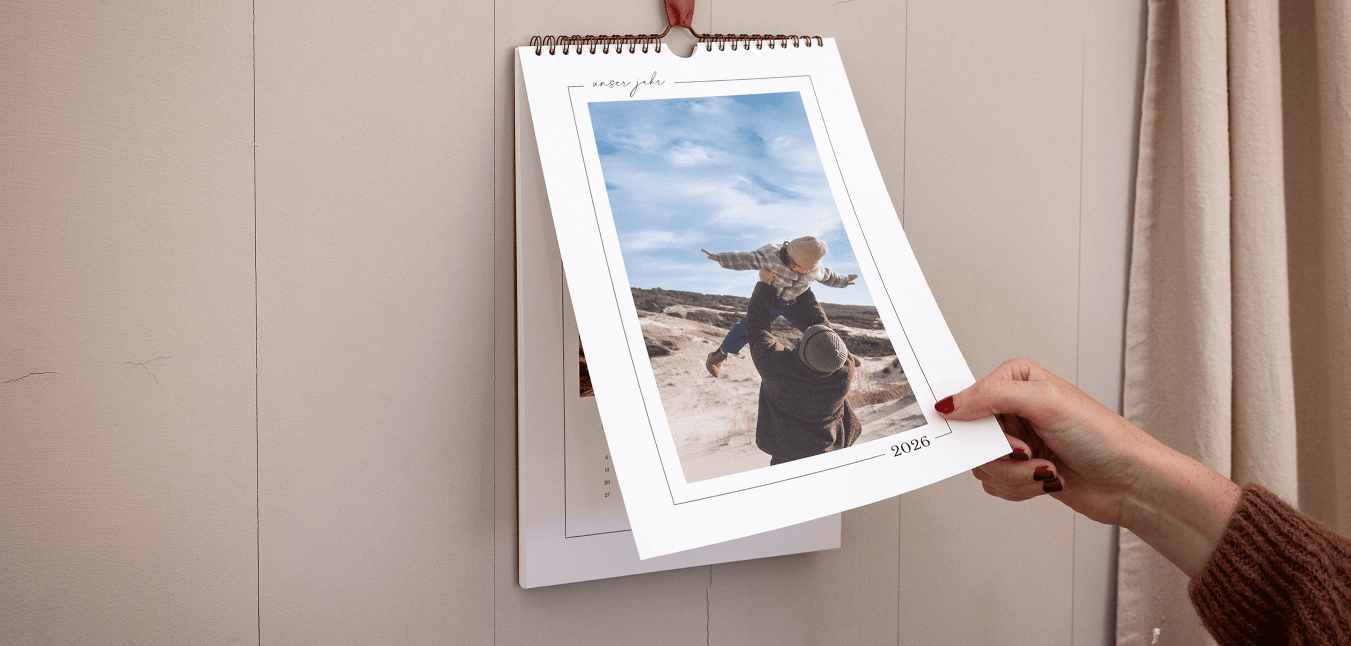 Wandkalender mit Terminplaner