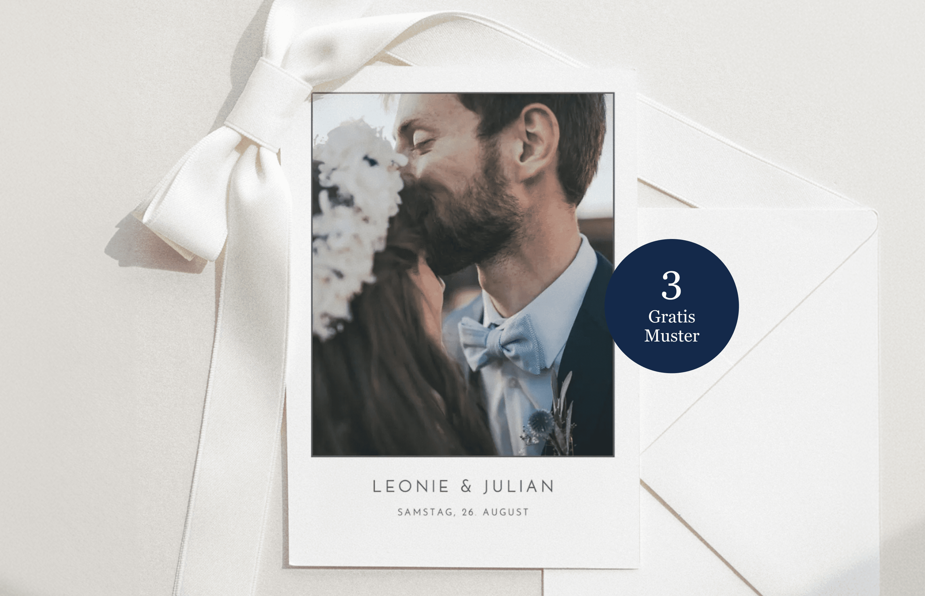 Hochzeitseinladungen mit Foto