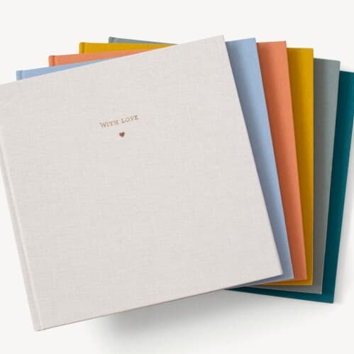 Fotobuch mit Stoffeinband Liebe Rosemood