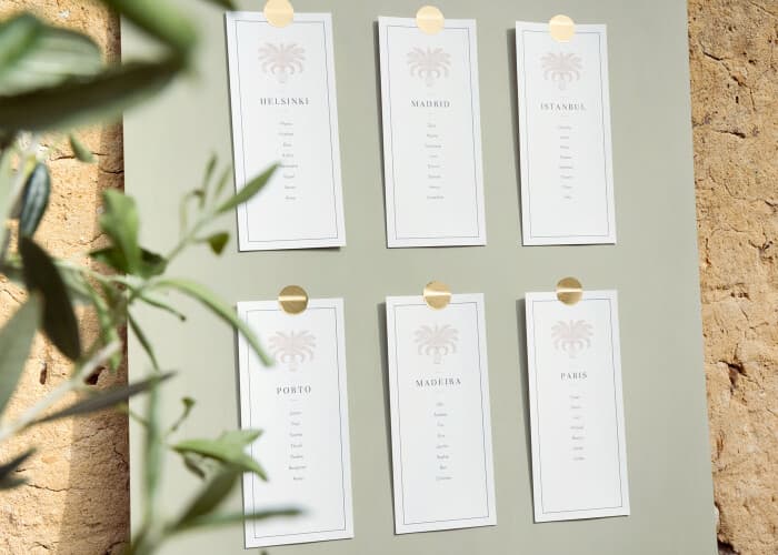 DIY Ideen Sitzplan