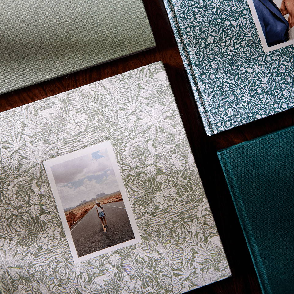 Fotobuch mit Stoffeinband