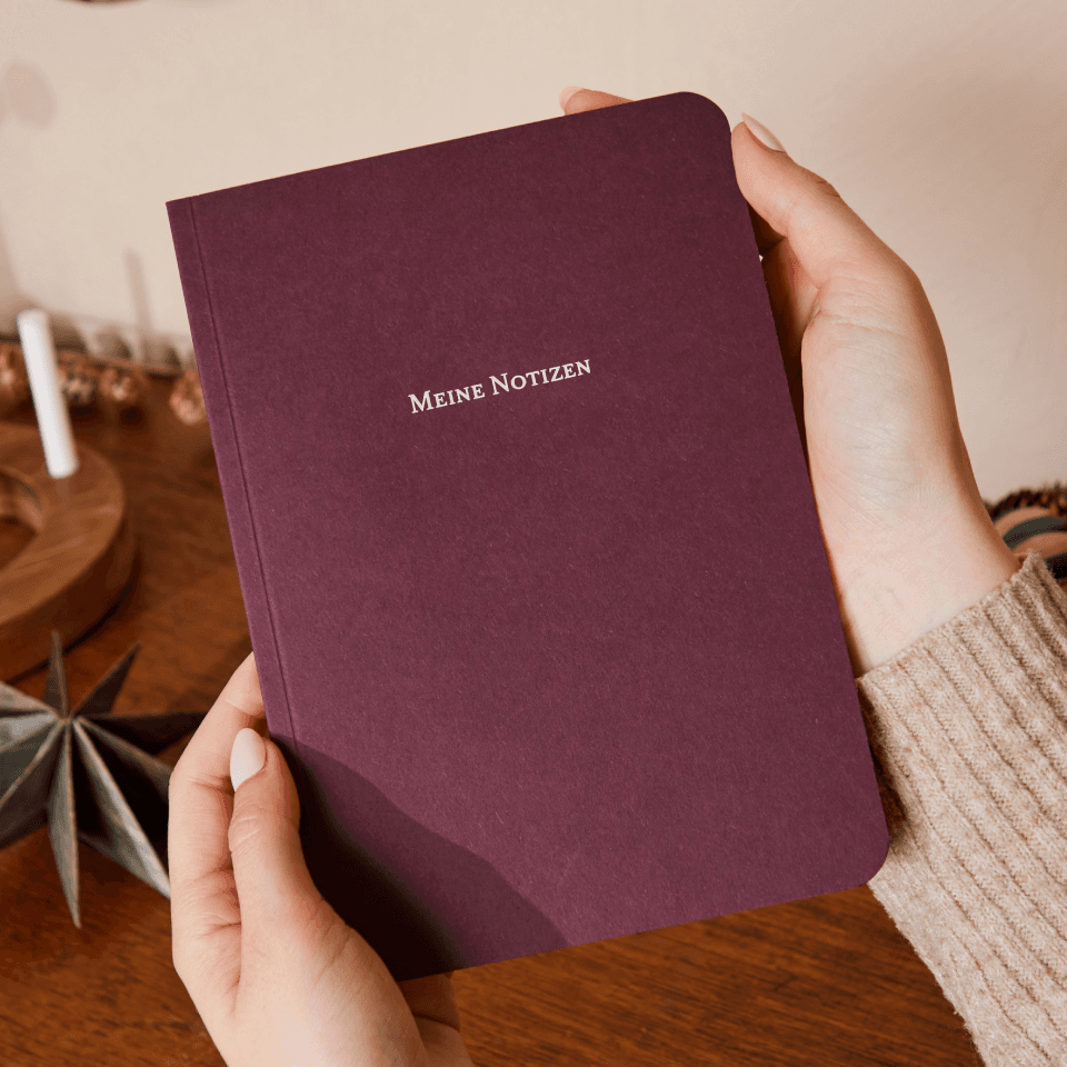 Notizbuch Softcover veredelt