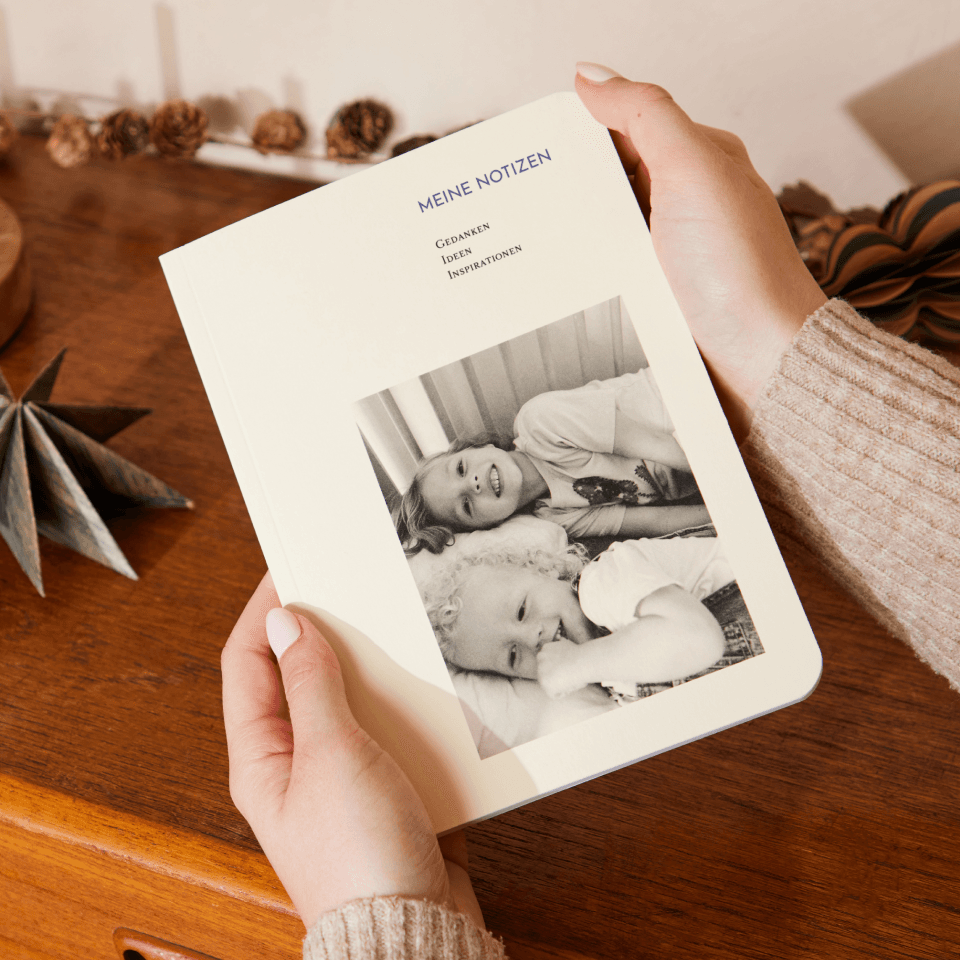 Notizbuch mit Softcover und Foto
