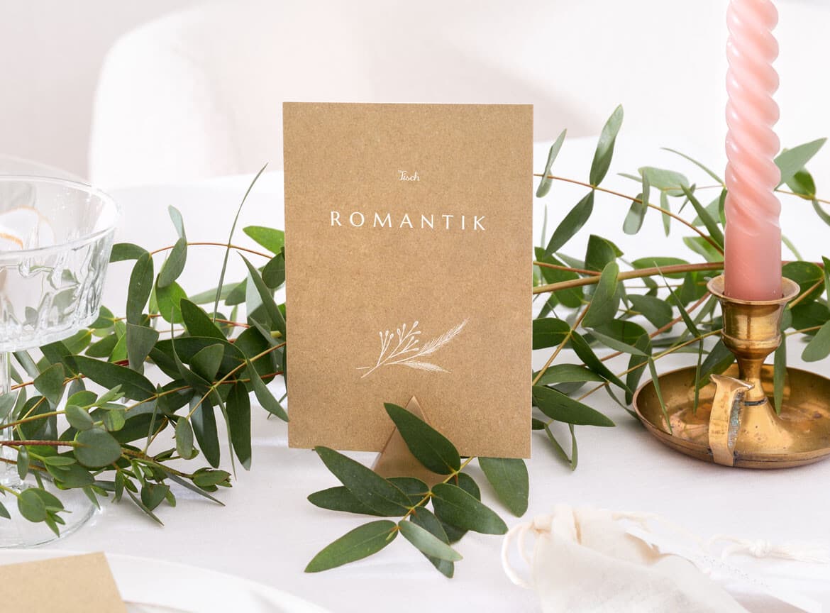Tischkarten Hochzeit Rosemood