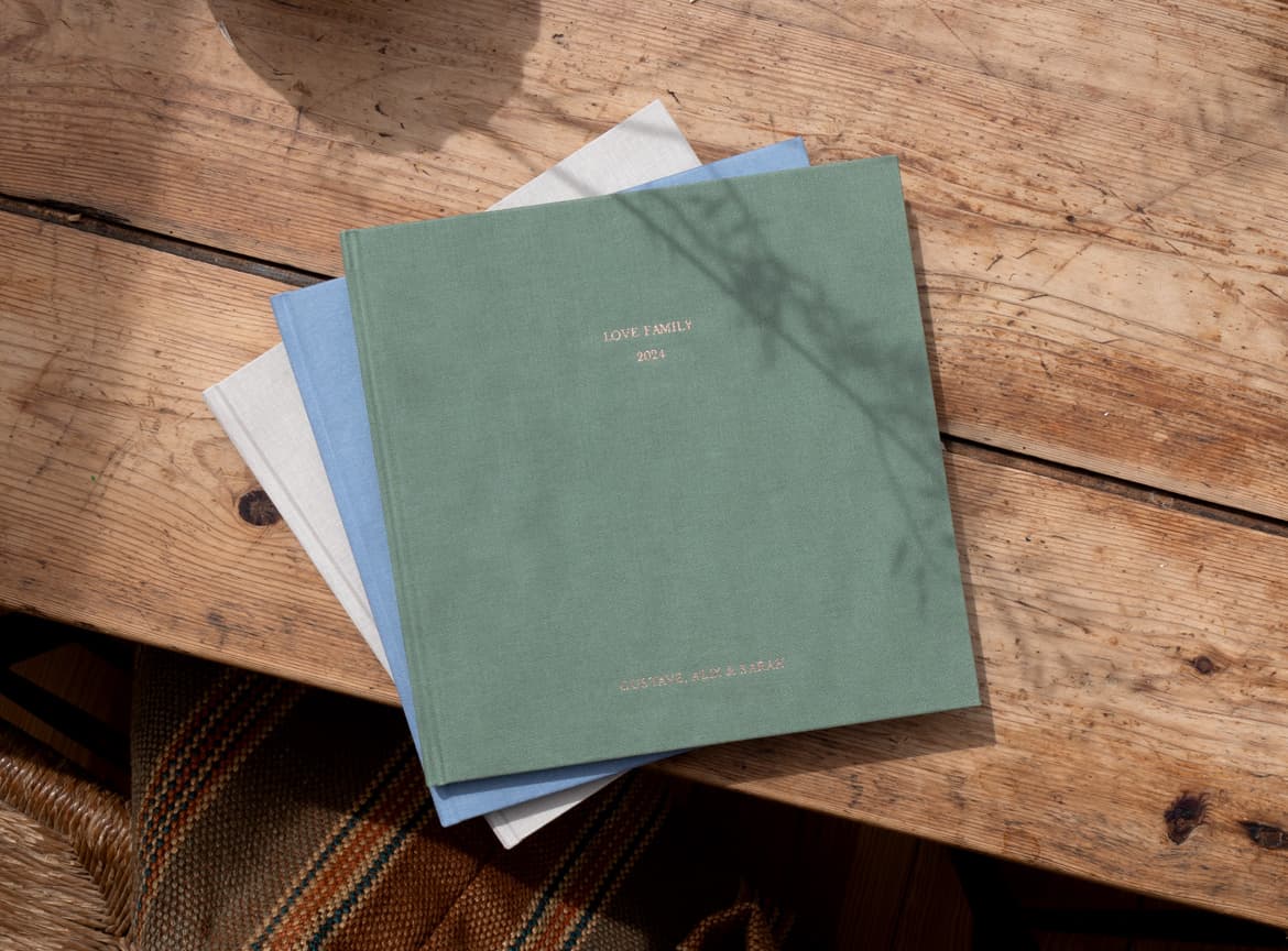 Fotobuch Stoffeinband mit Veredelung Sommer