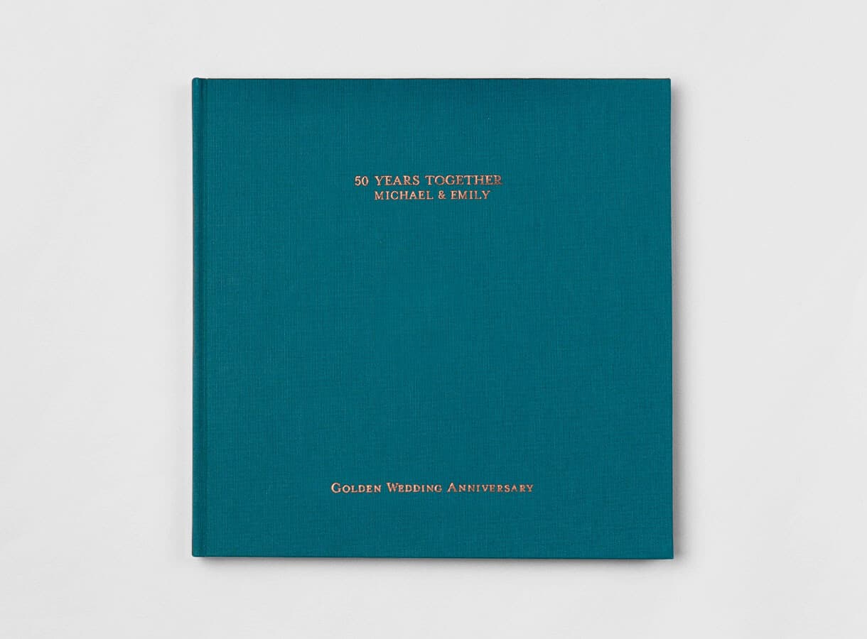 Fotobuch Stoffeinband mit Veredelung