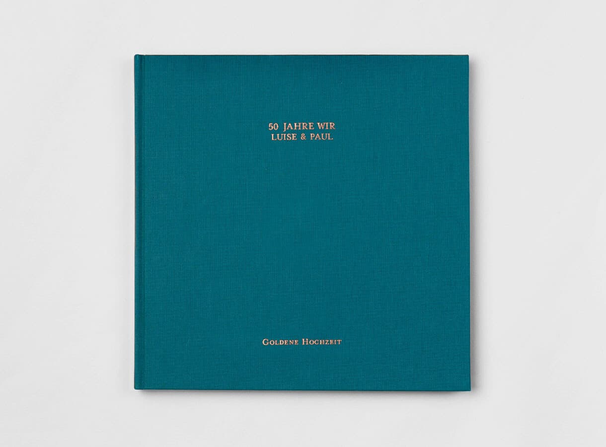 Fotobuch Stoffeinband mit Veredelung