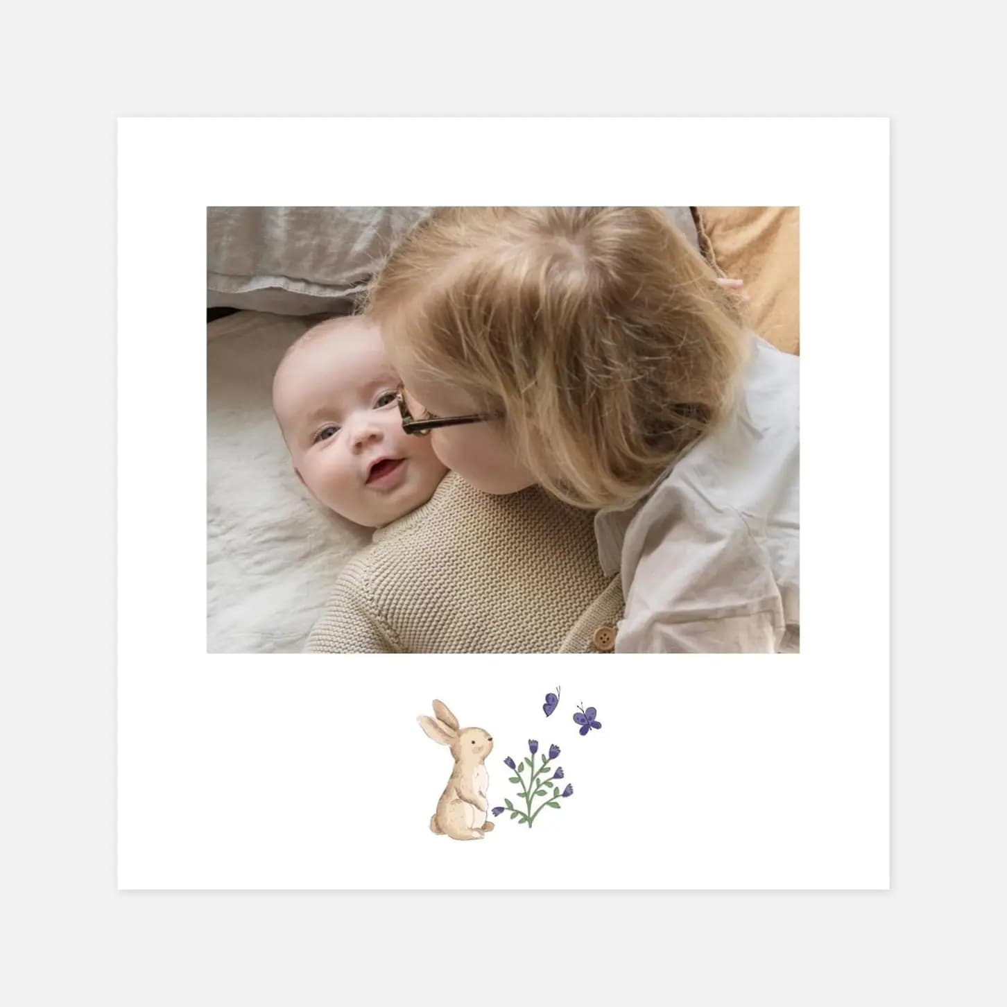 Dankeskarte Geburt Mein kleiner Garten