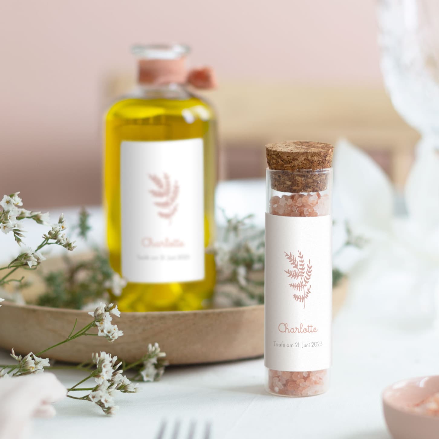 Aufkleber Taufe Gastgeschenke
