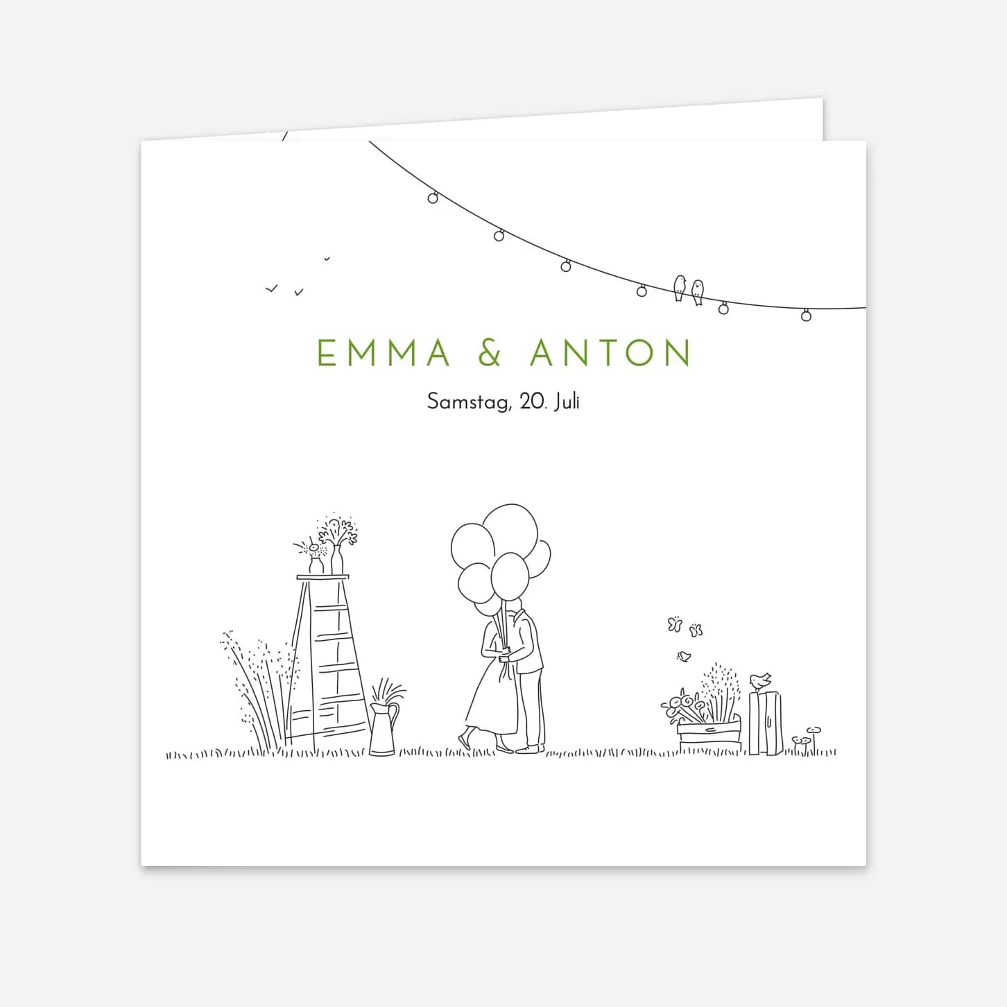 Hochzeitseinladung Sommerhochzeit