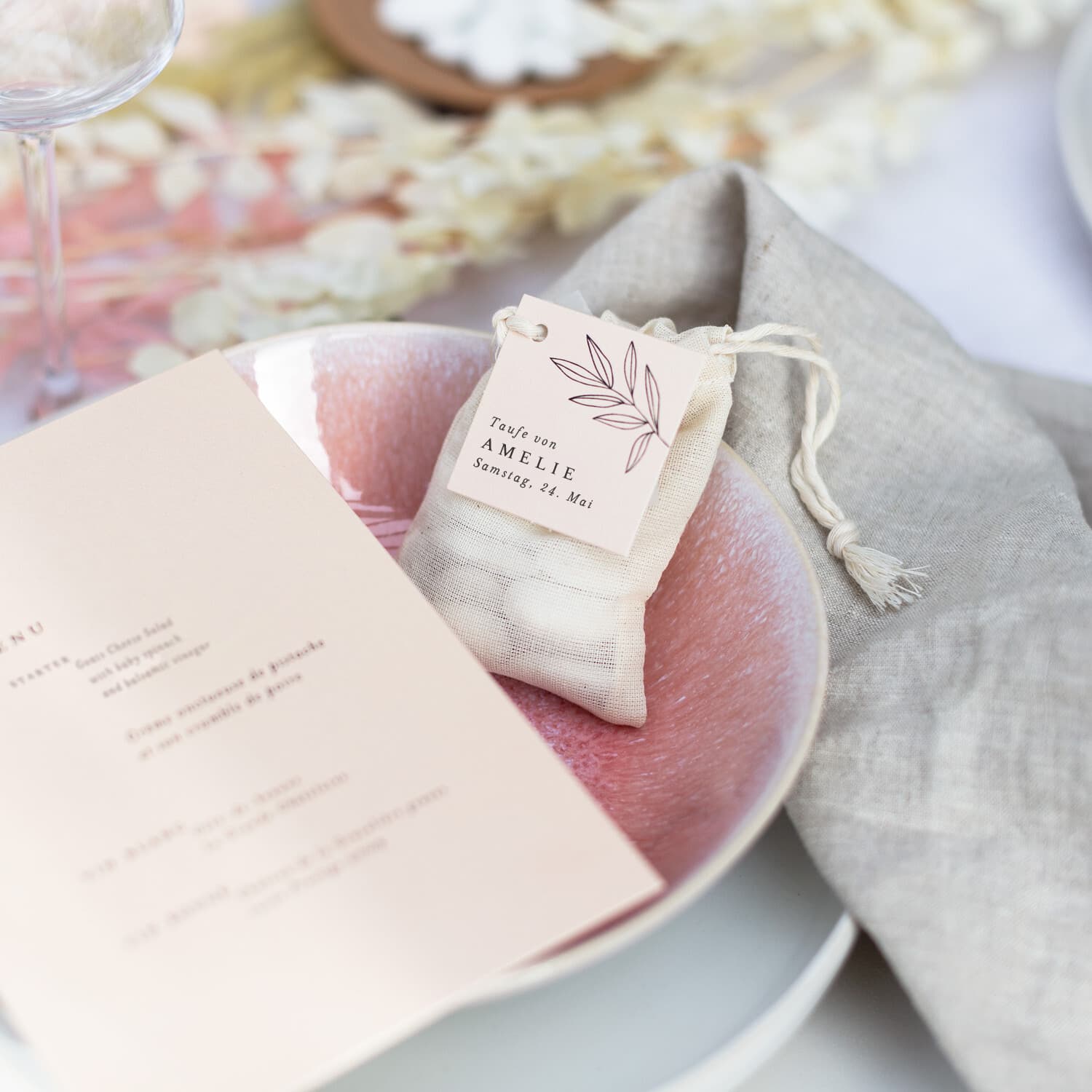 Gastgeschenksäckchen Taufe