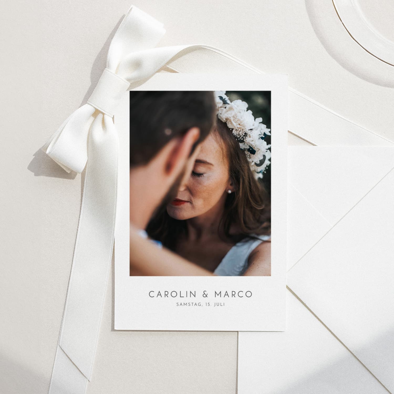 Hochzeitseinladung "Elegant Foto"