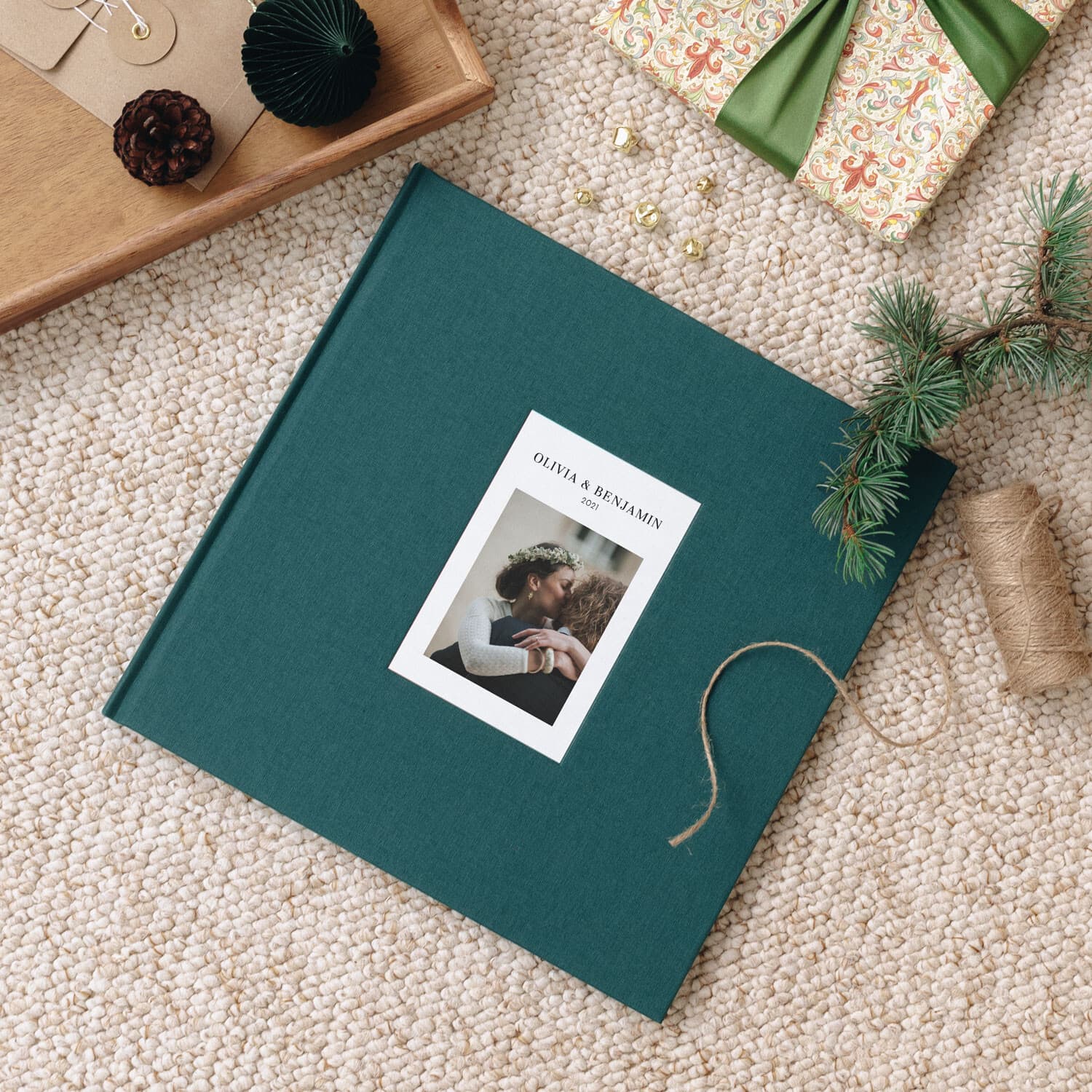 Debossed Fabric Photo Books