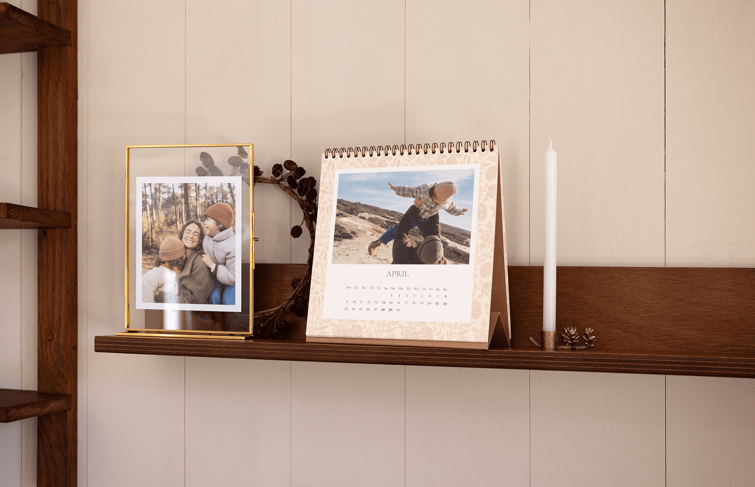 Personalisierbarer Tischkalender Rosemood