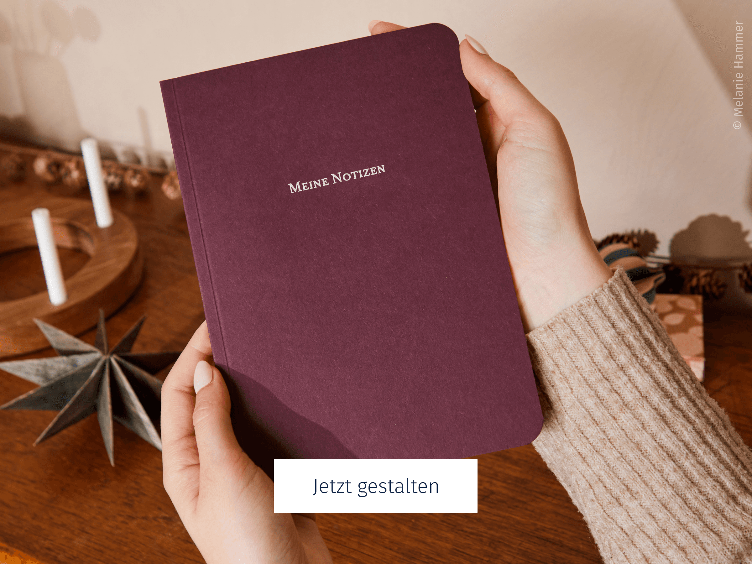 Notizbuch Softcover veredelt