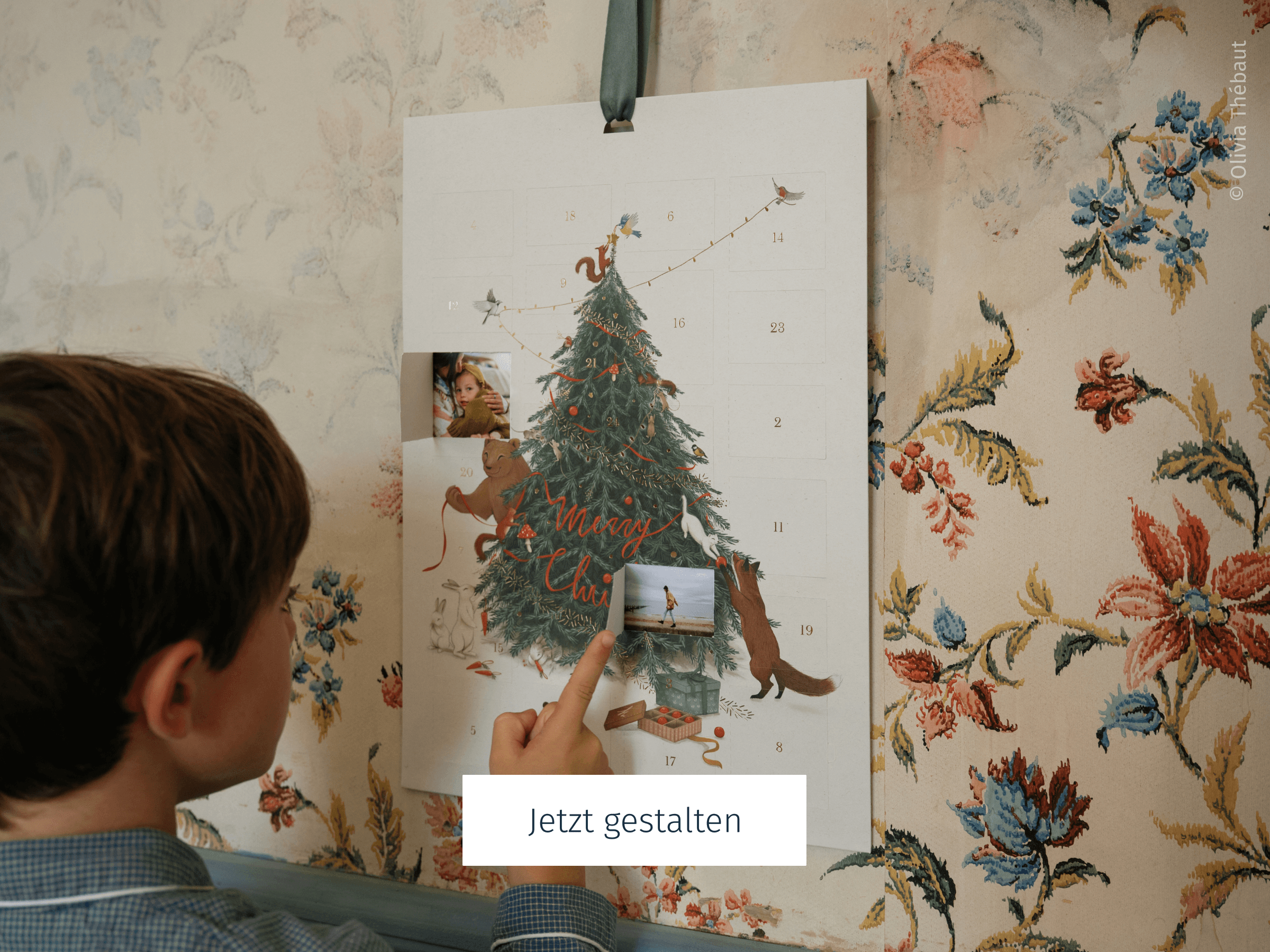 Adventskalender mit Poster