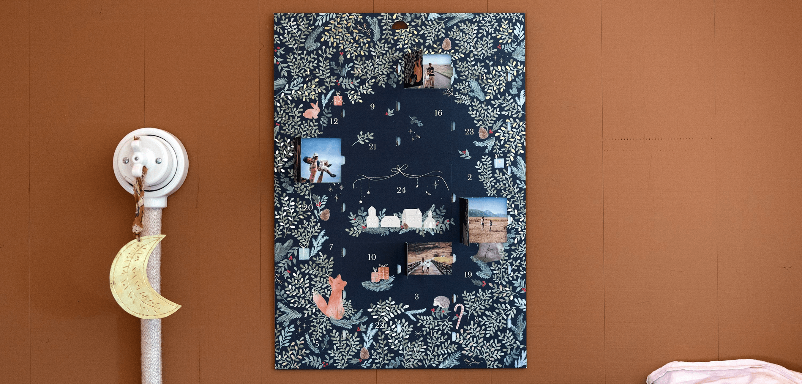 Adventskalender mit Poster