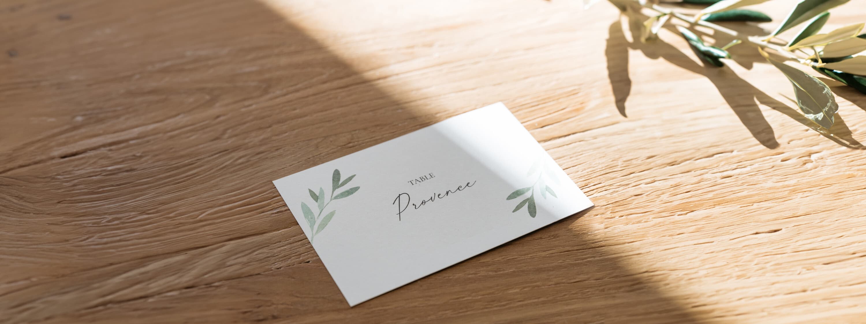 Tischkarten Hochzeit modern