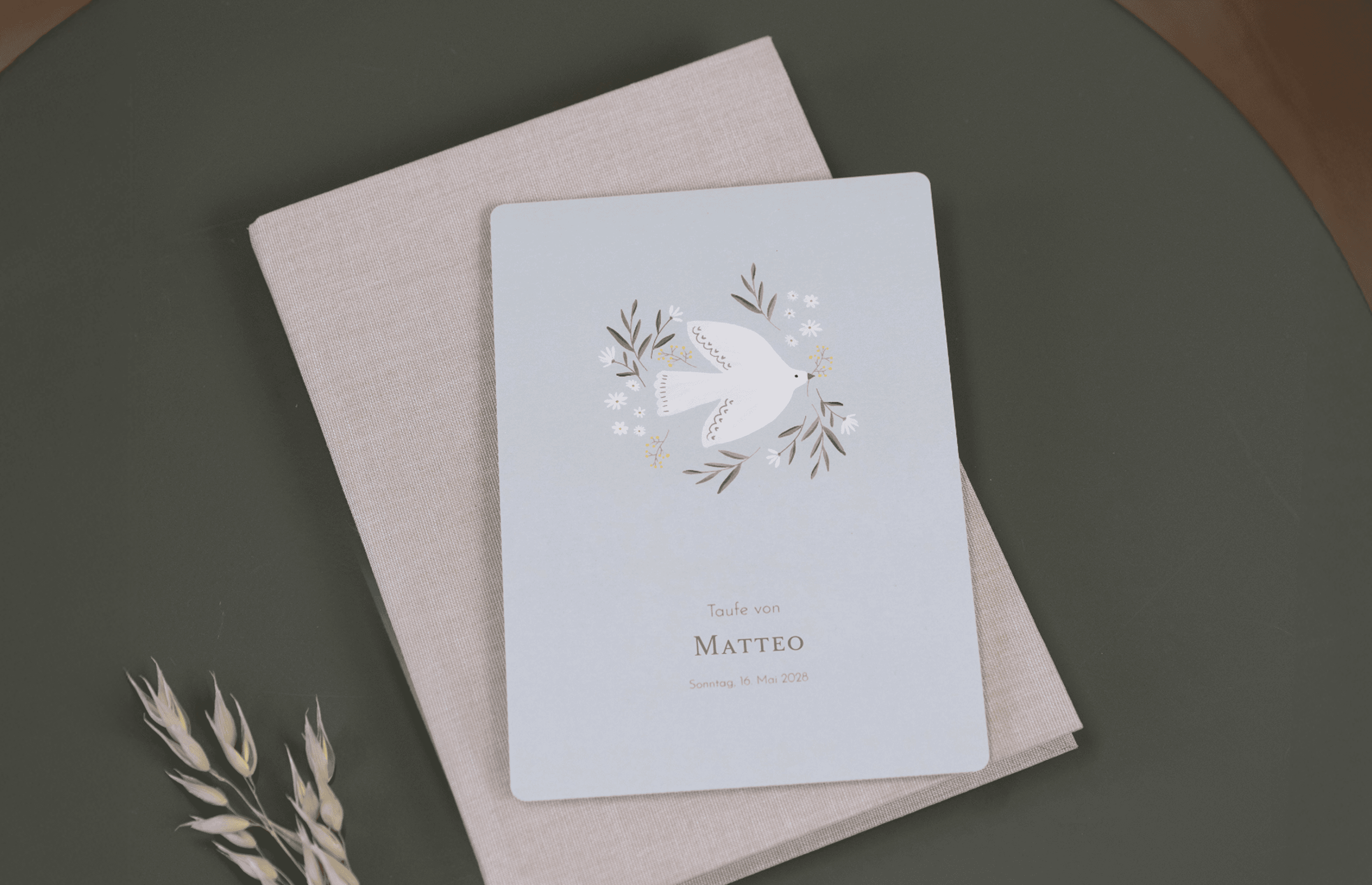 Taufeinladungen für Jungen