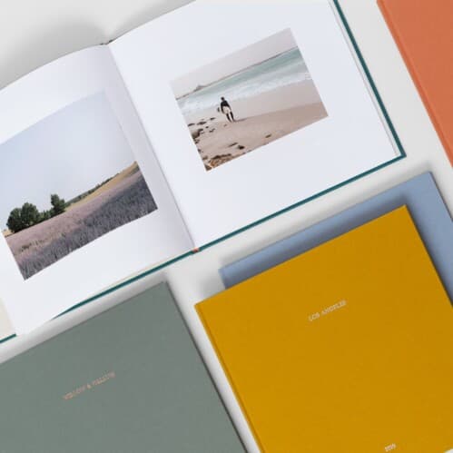 Fotobuch mit Stoffeinband Reise Rosemood