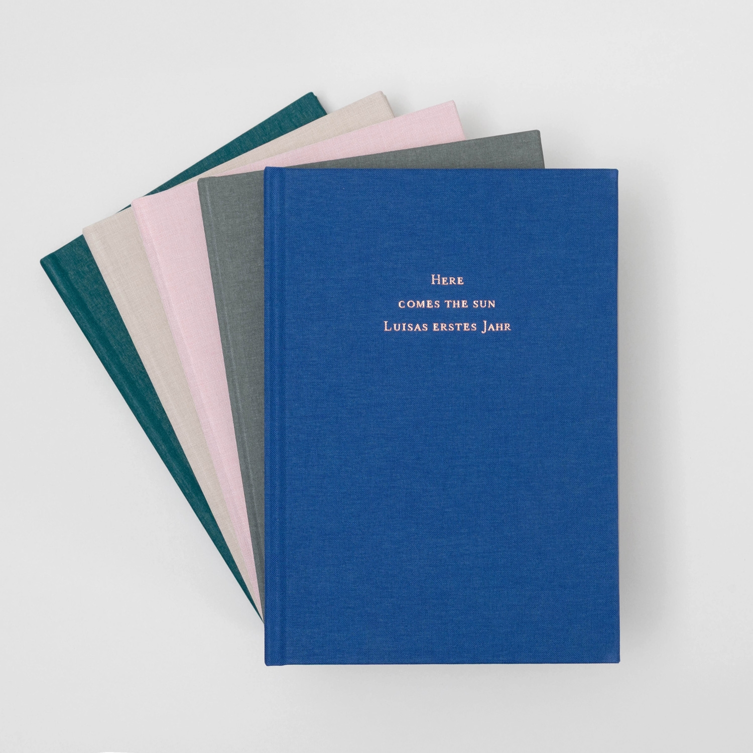 Notizbuch Stoffeinband veredelt