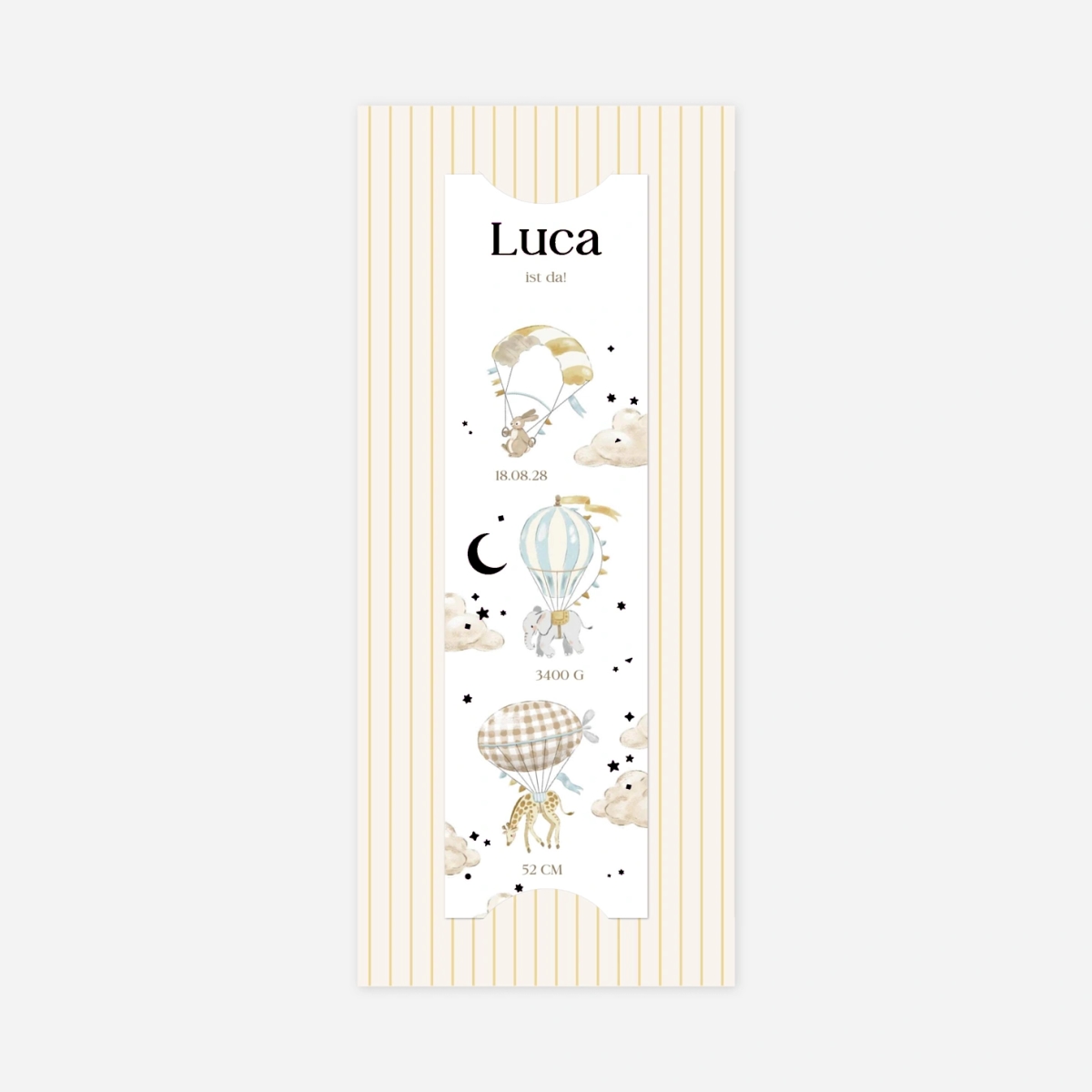 Geburtskarte Angekommen