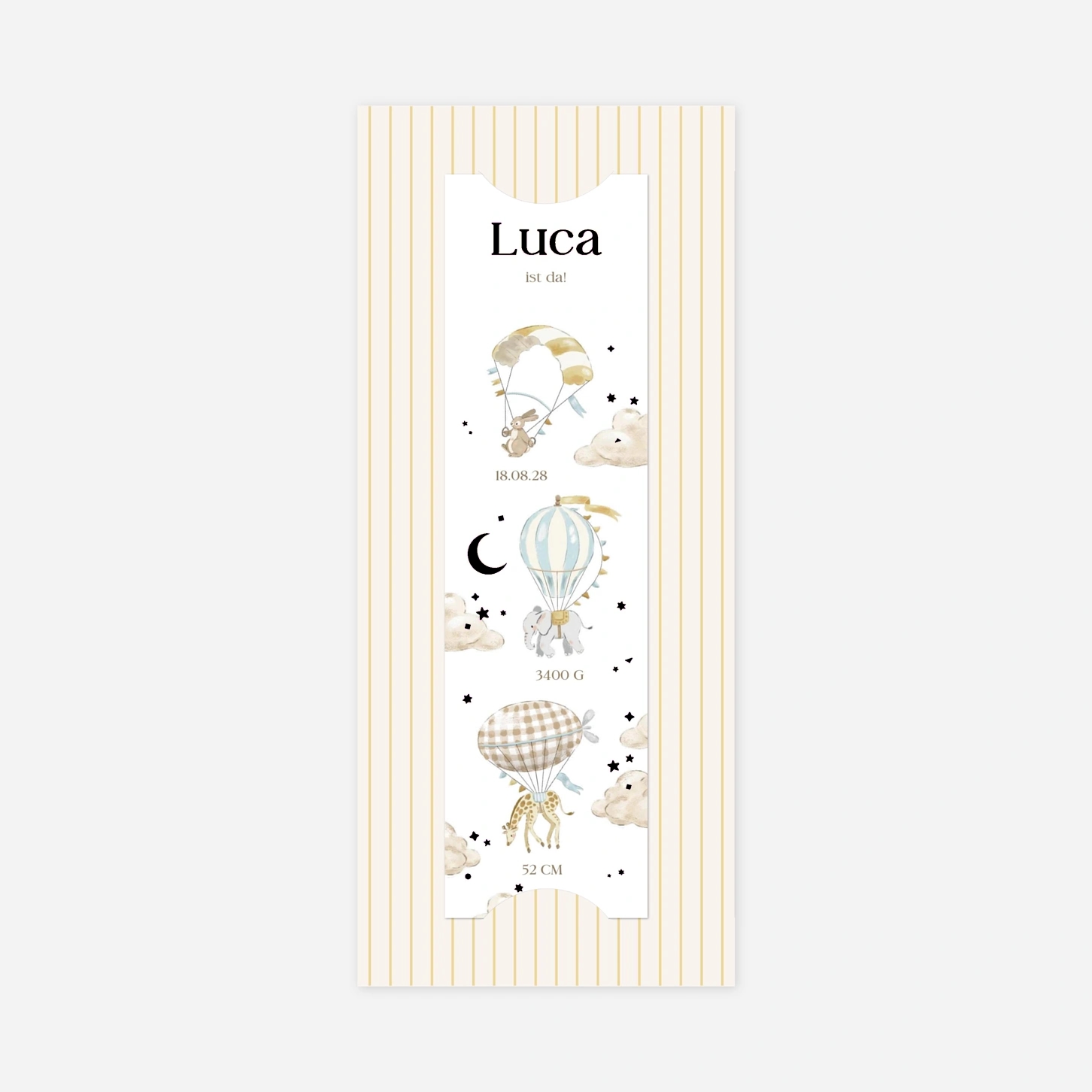 Geburtskarte Angekommen