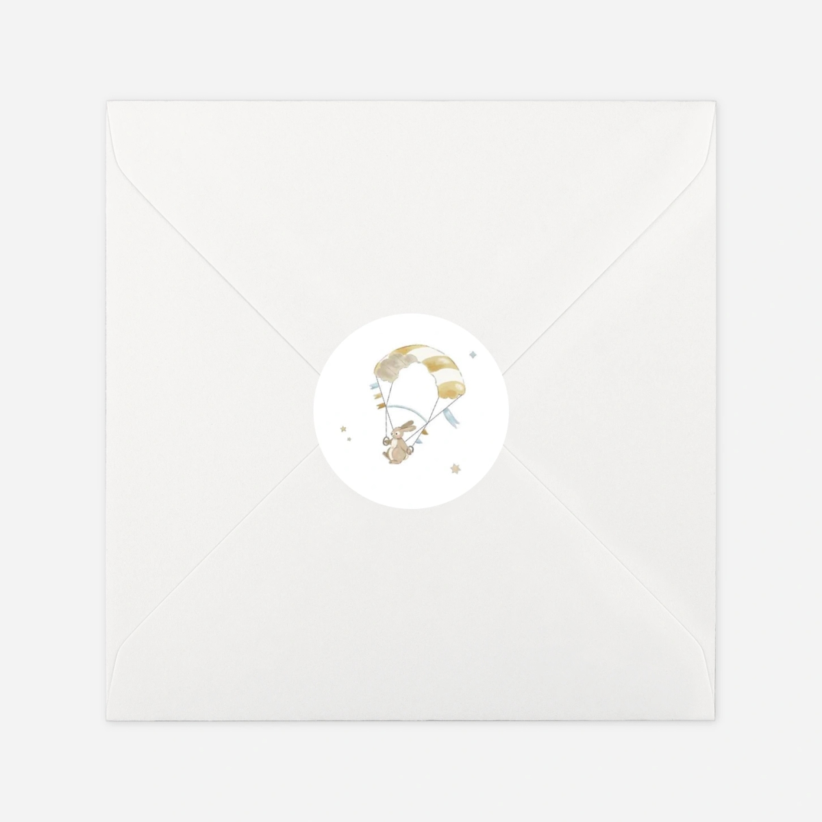 Aufkleber (Gastgeschenk) Angekommen