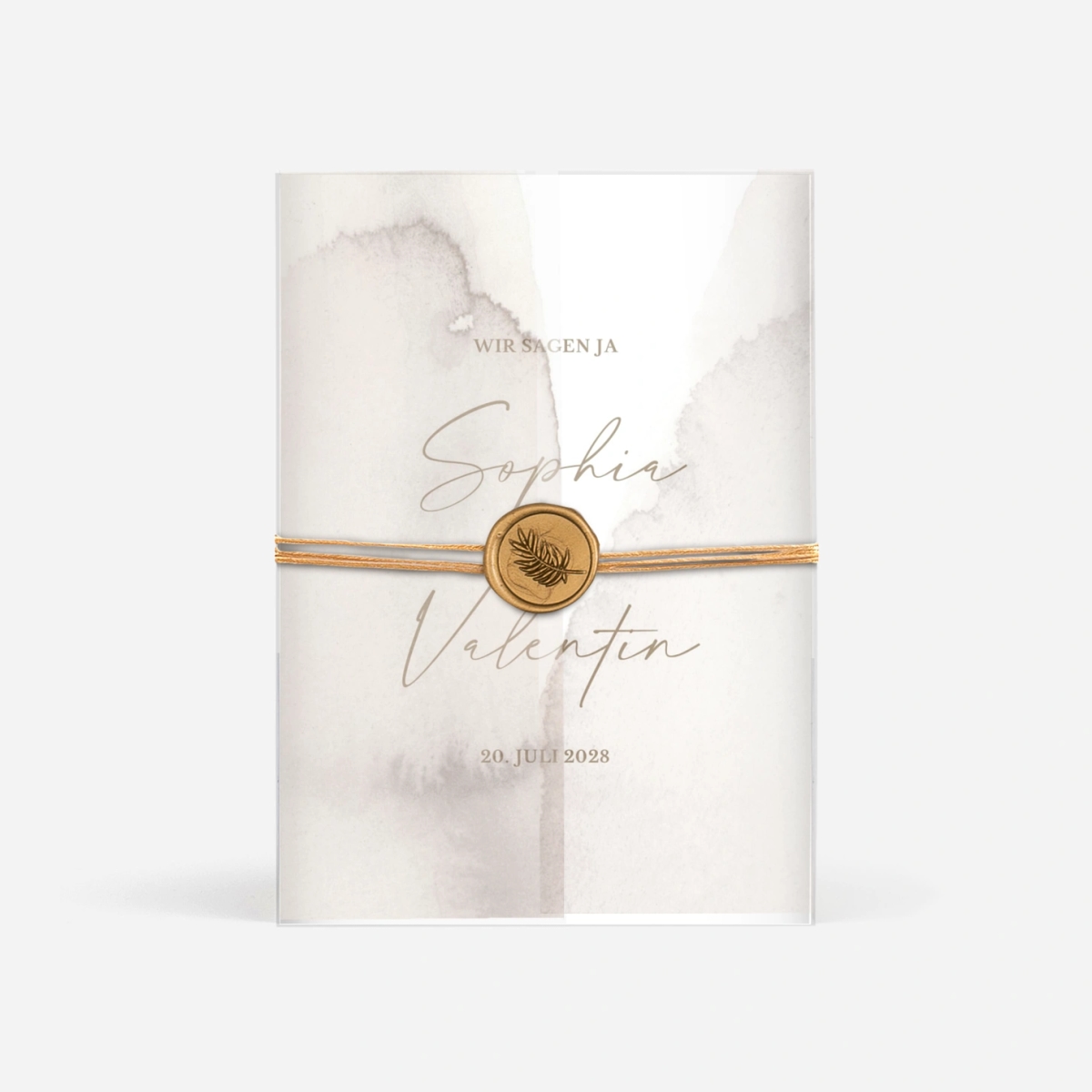 Hochzeitseinladung Aquarellpoesie