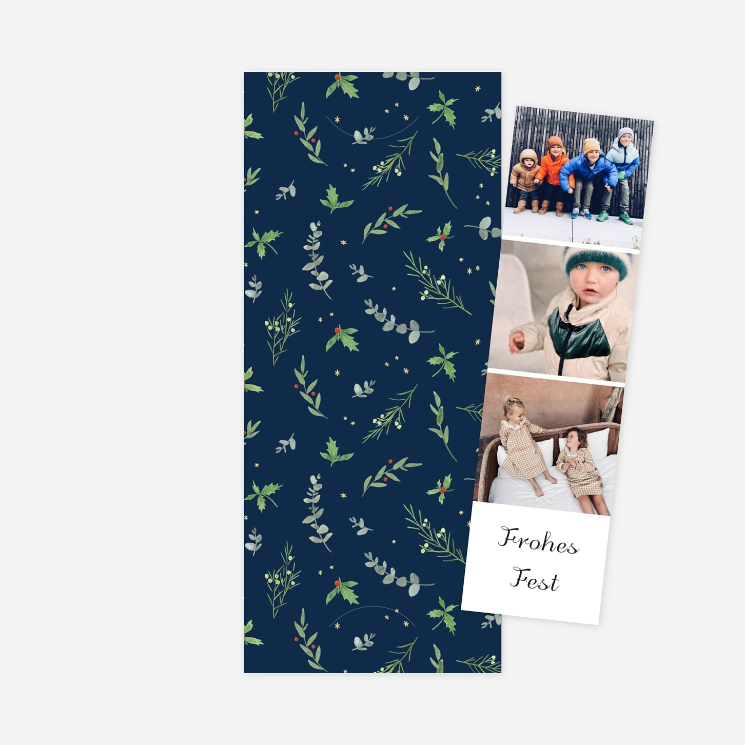 Weihnachtskarte Aquarelltanz