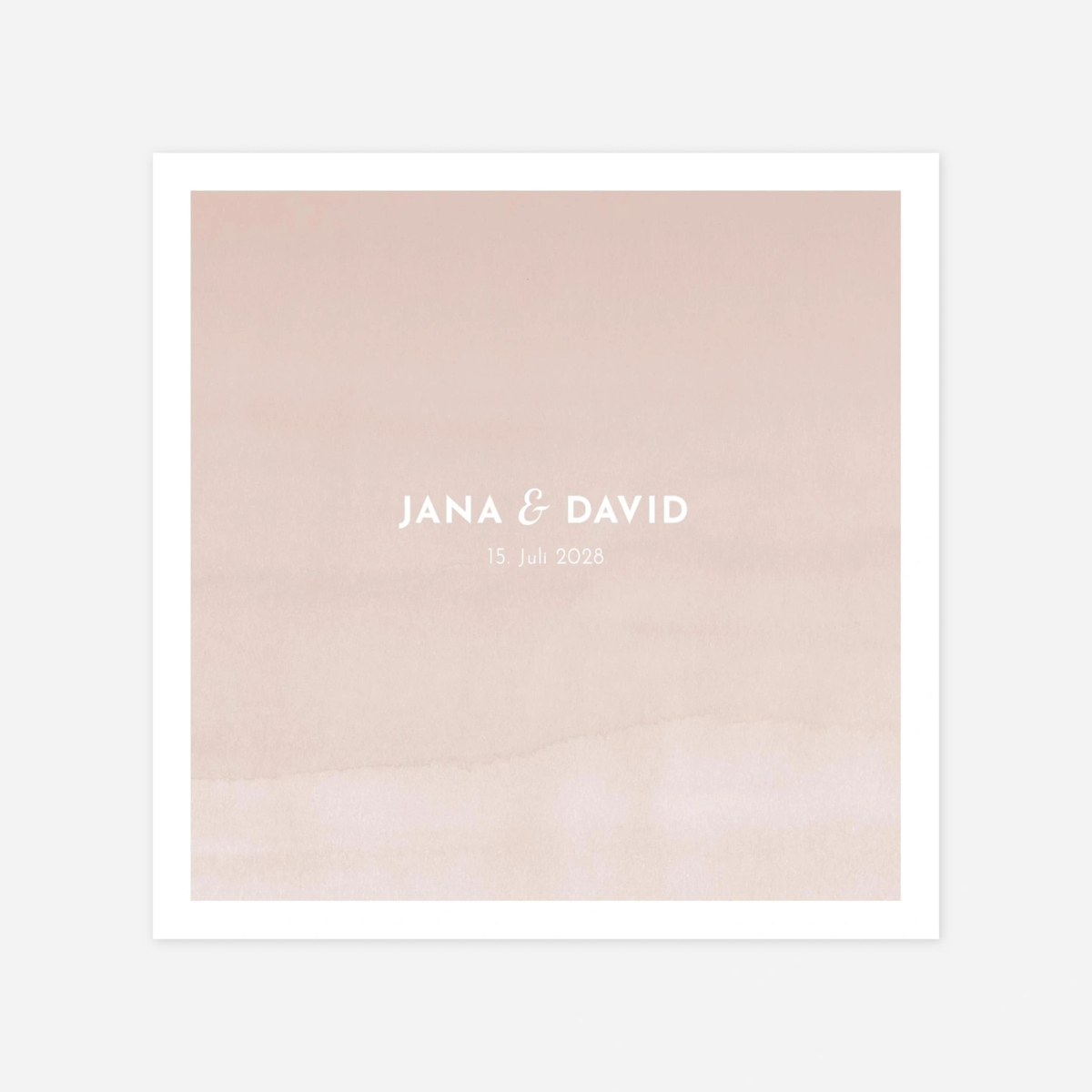 Hochzeitseinladung Aquarell