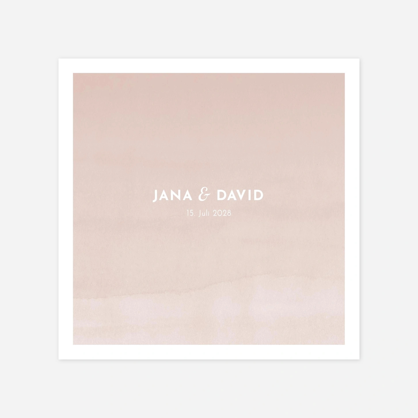 Hochzeitseinladung Aquarell