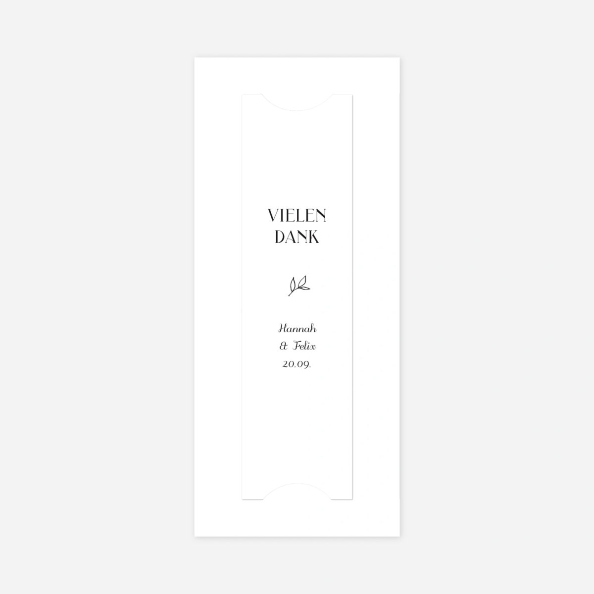 Dankeskarte Hochzeit Baumgeist