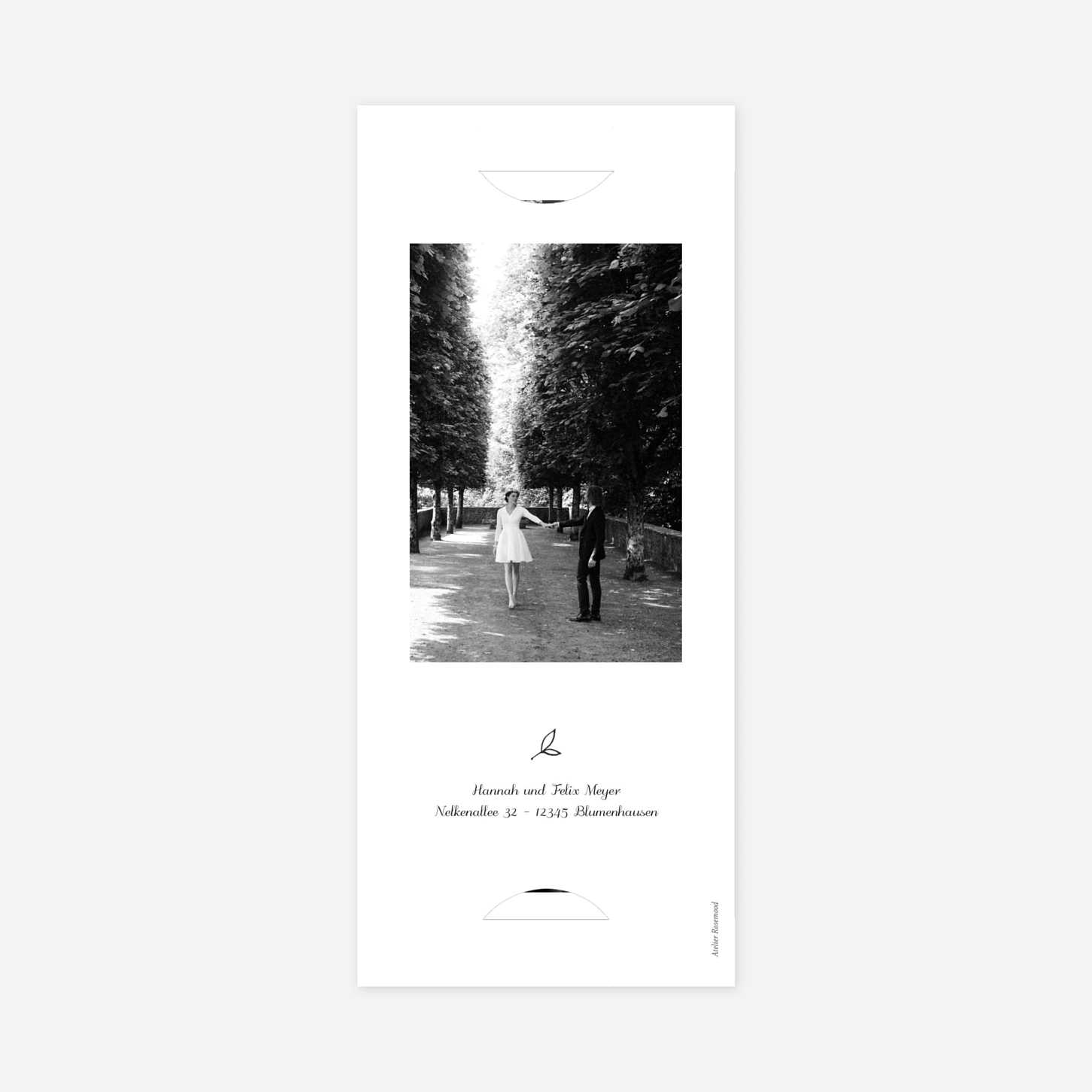 Dankeskarte Hochzeit Baumgeist