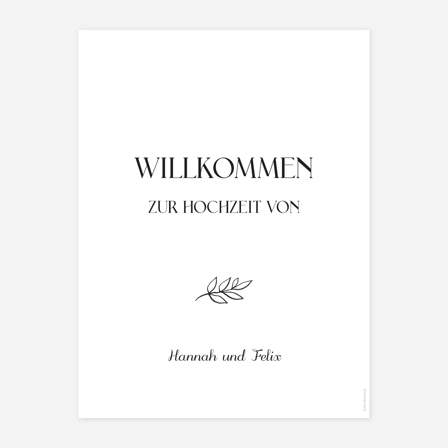 Willkommensschild Baumgeist