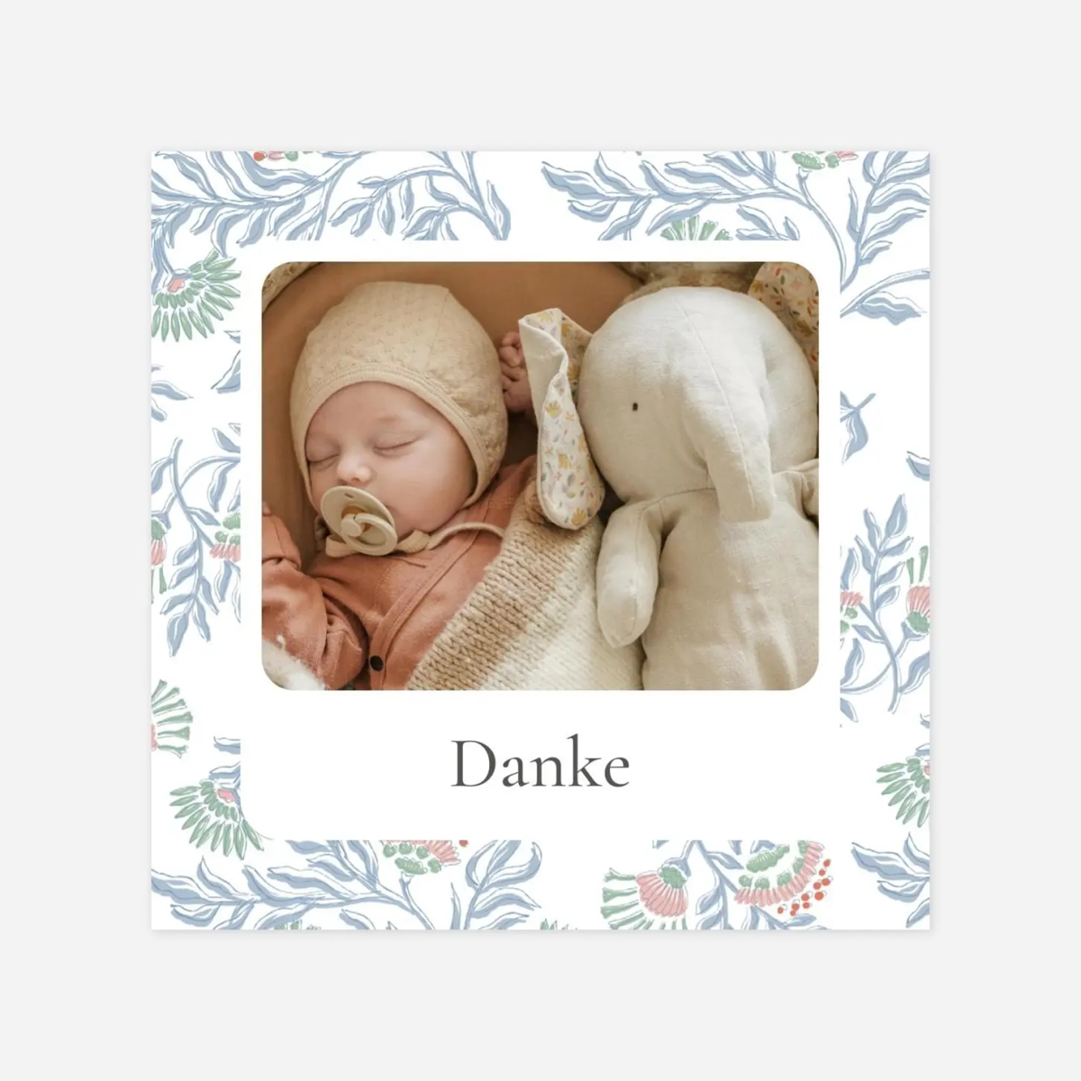 Dankeskarte Geburt Bezaubernd