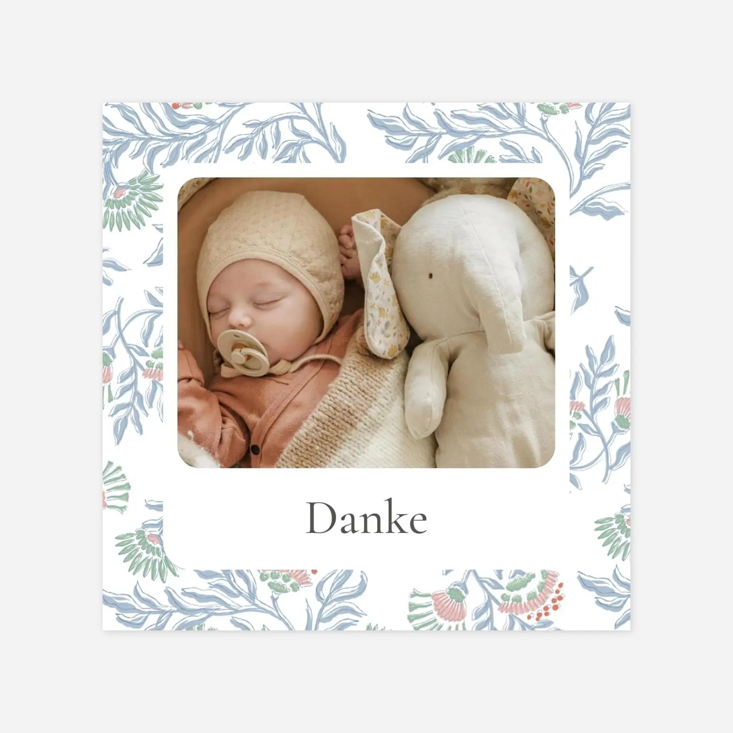 Dankeskarte Geburt Bezaubernd