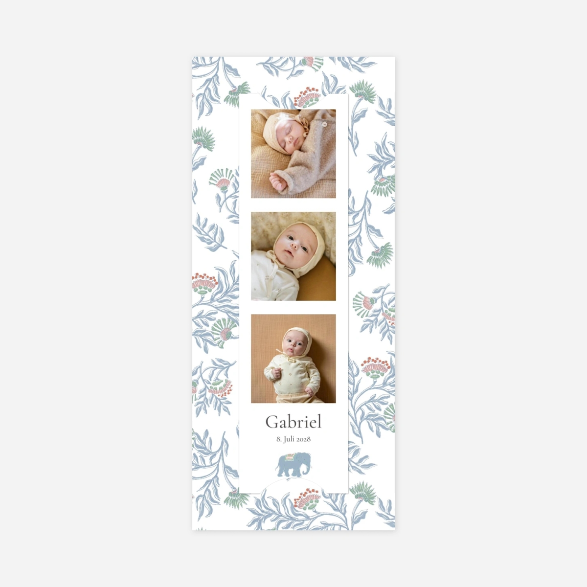 Geburtskarte Bezaubernd