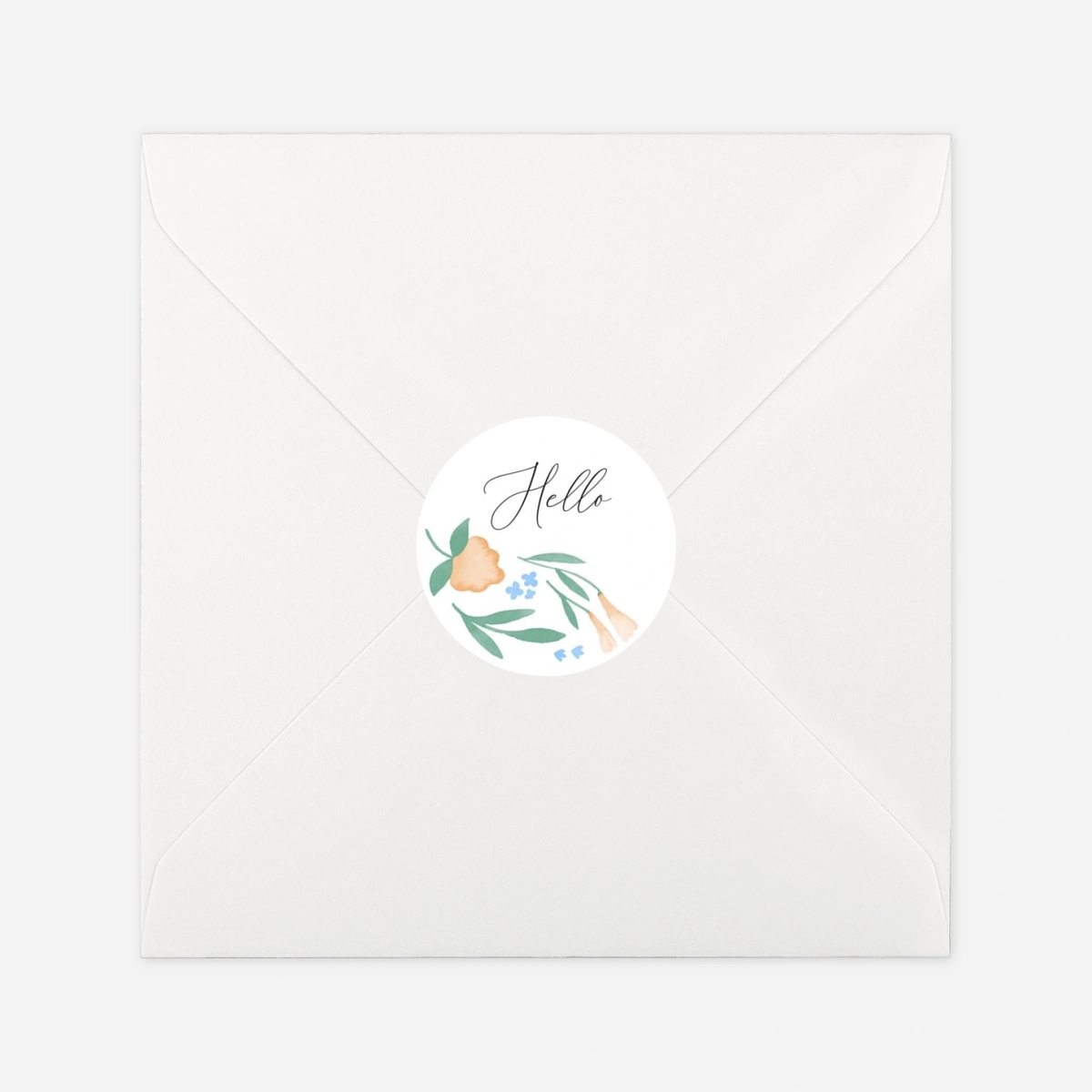 Aufkleber (Gastgeschenk) Blühender Garten