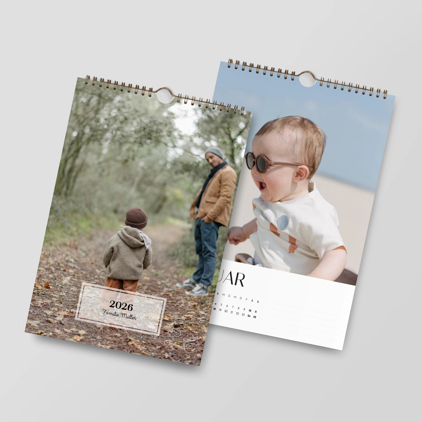 Wandkalender Bilderrahmen Editierbar