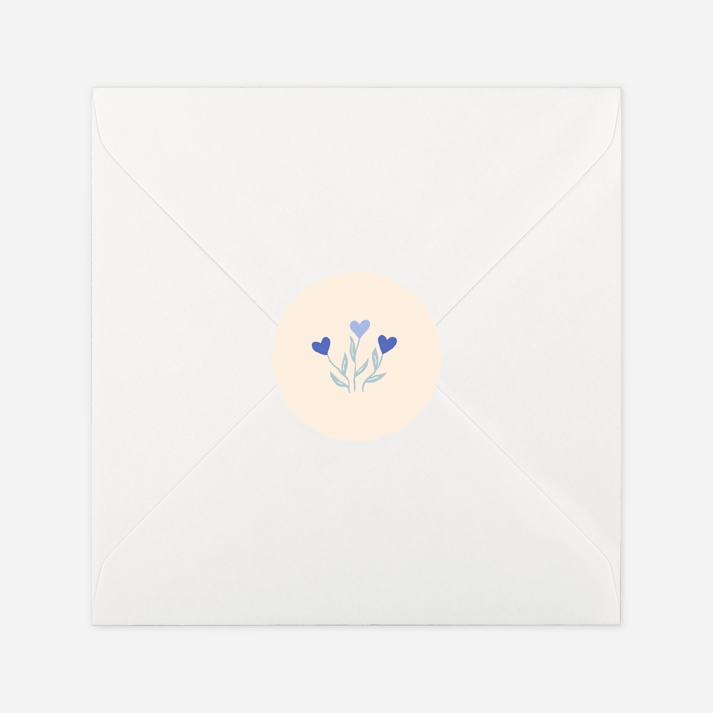 Aufkleber (Gastgeschenk) Blumengarten