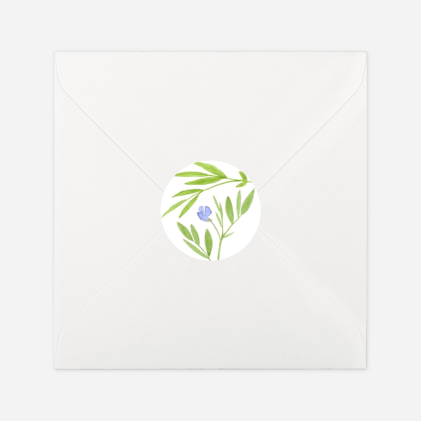 Aufkleber (Gastgeschenk) Blumenidylle