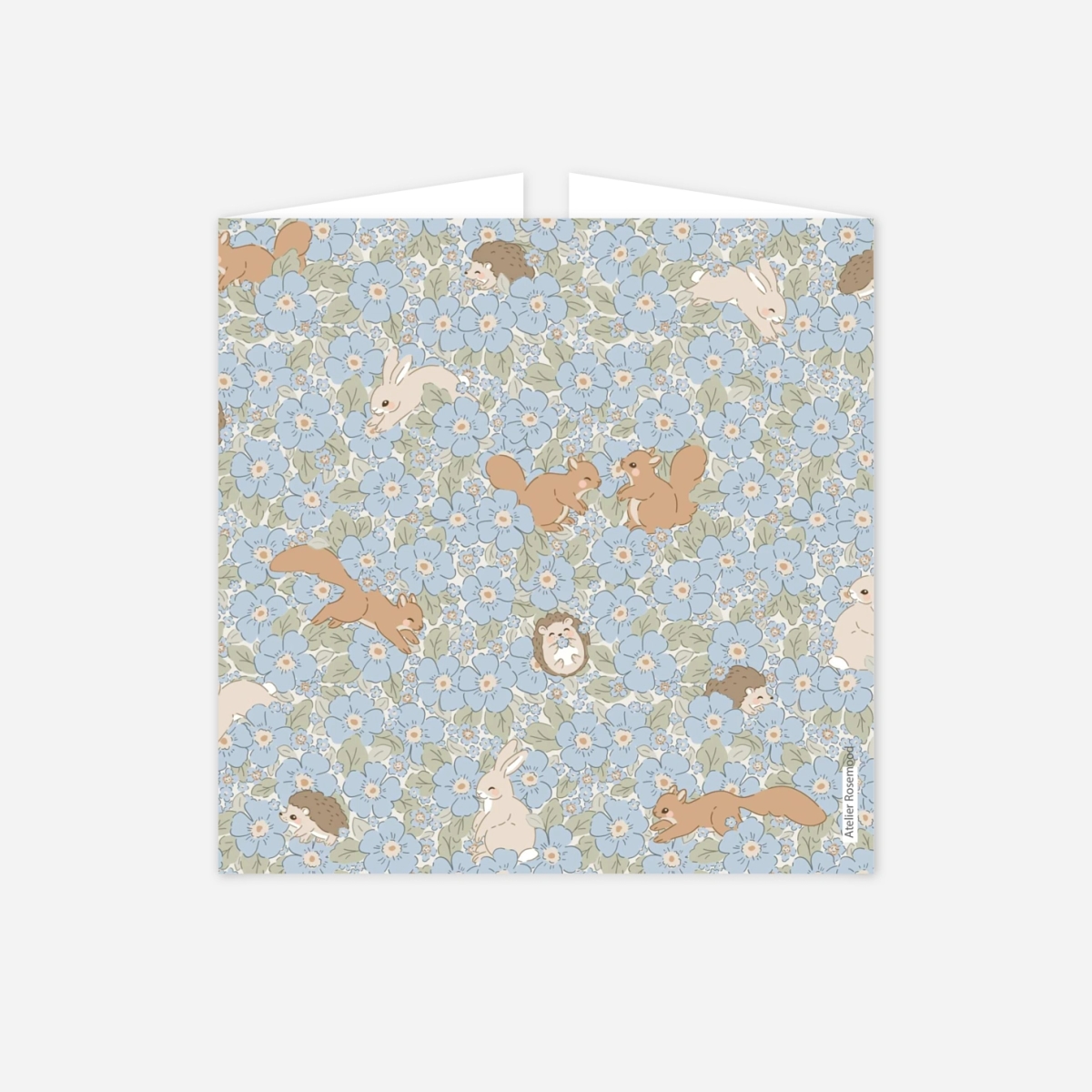 Geburtskarte Blumenmeer