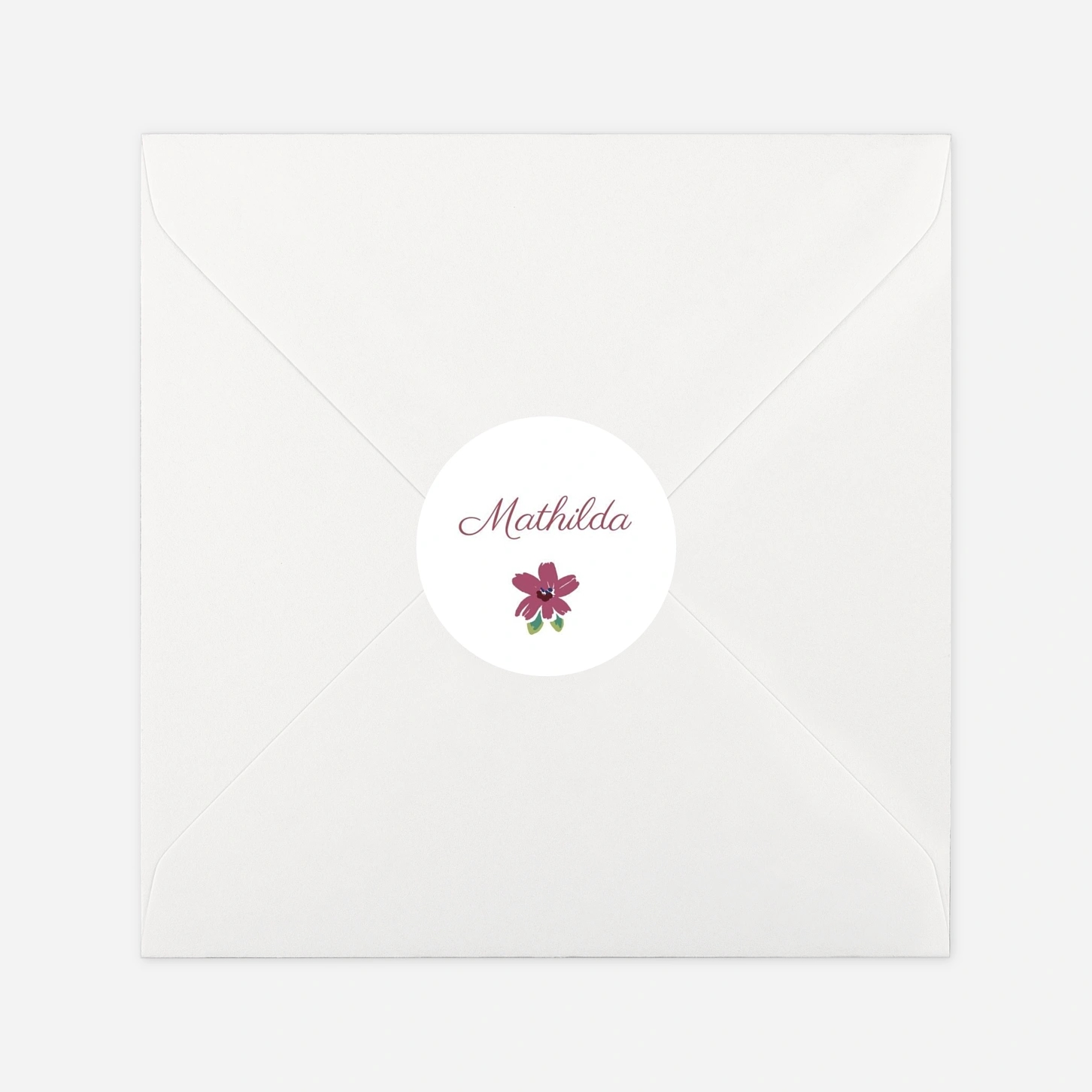 Aufkleber (Gastgeschenk) Bloom