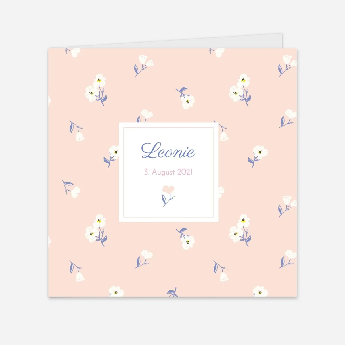 Geburtskarte Blossom